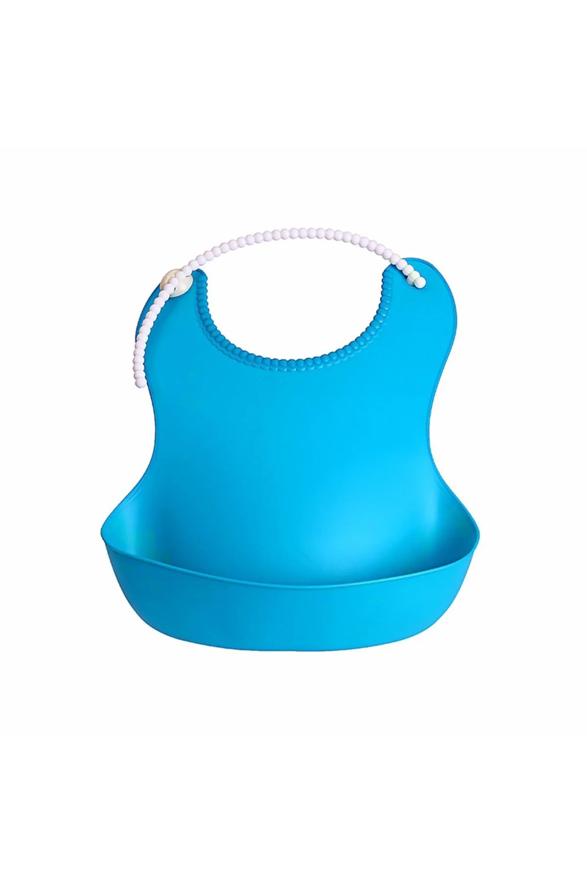 Çocuk Bebek Mama Önlüğü Dökülme Engelleyici Bükülebilir Mavi (4741) - Just Cheap Store Görsel 2