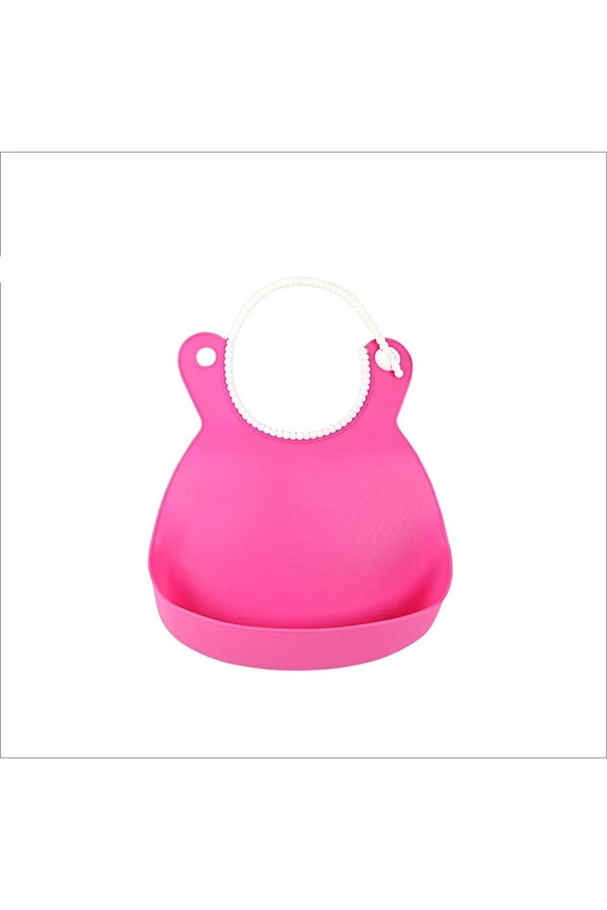 Çocuk Bebek Mama Önlüğü Dökülme Engelleyici Bükülebilir Pembe (4741) - Just Cheap Store Görsel 5