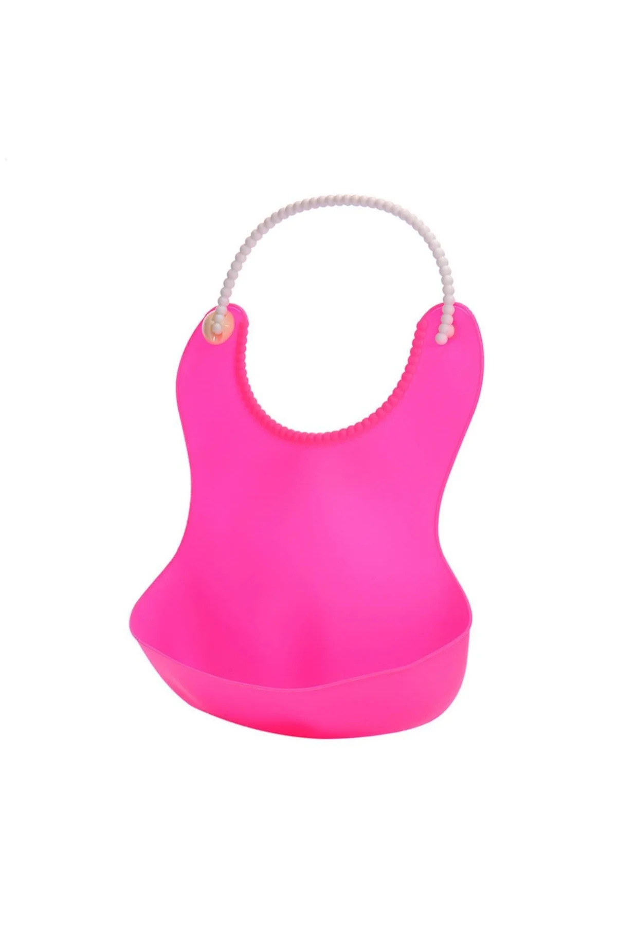 Çocuk Bebek Mama Önlüğü Dökülme Engelleyici Bükülebilir Pembe (4741) - Just Cheap Store Görsel 3