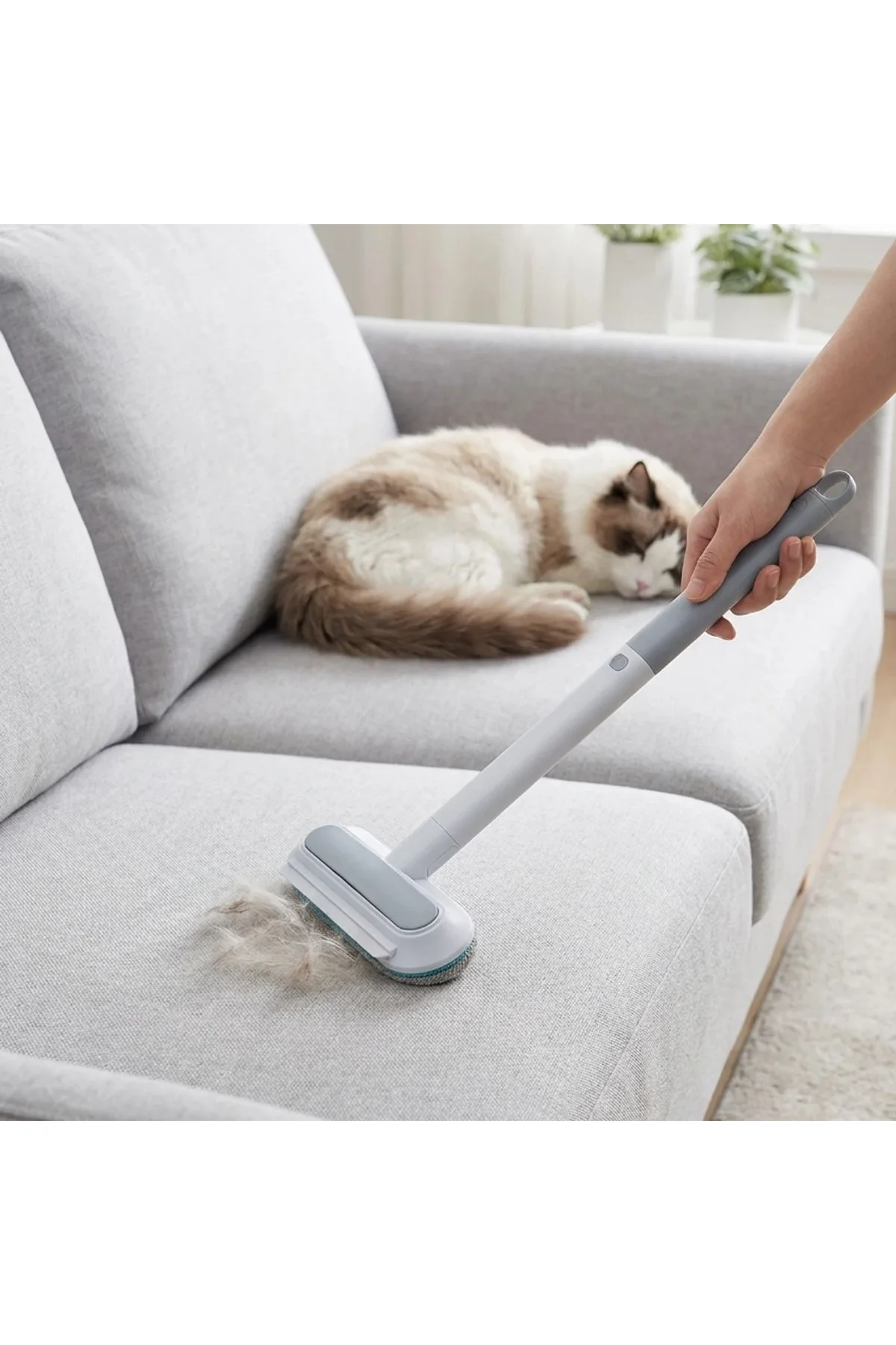 4’ü 1 Arada Tüy Toplayıcı – Kedi Köpek Tüy Temizleyici Fırça, Koltuk Halı Tüy Alıcı Çok Fonksiyonlu - Just Cheap Store Görsel 2