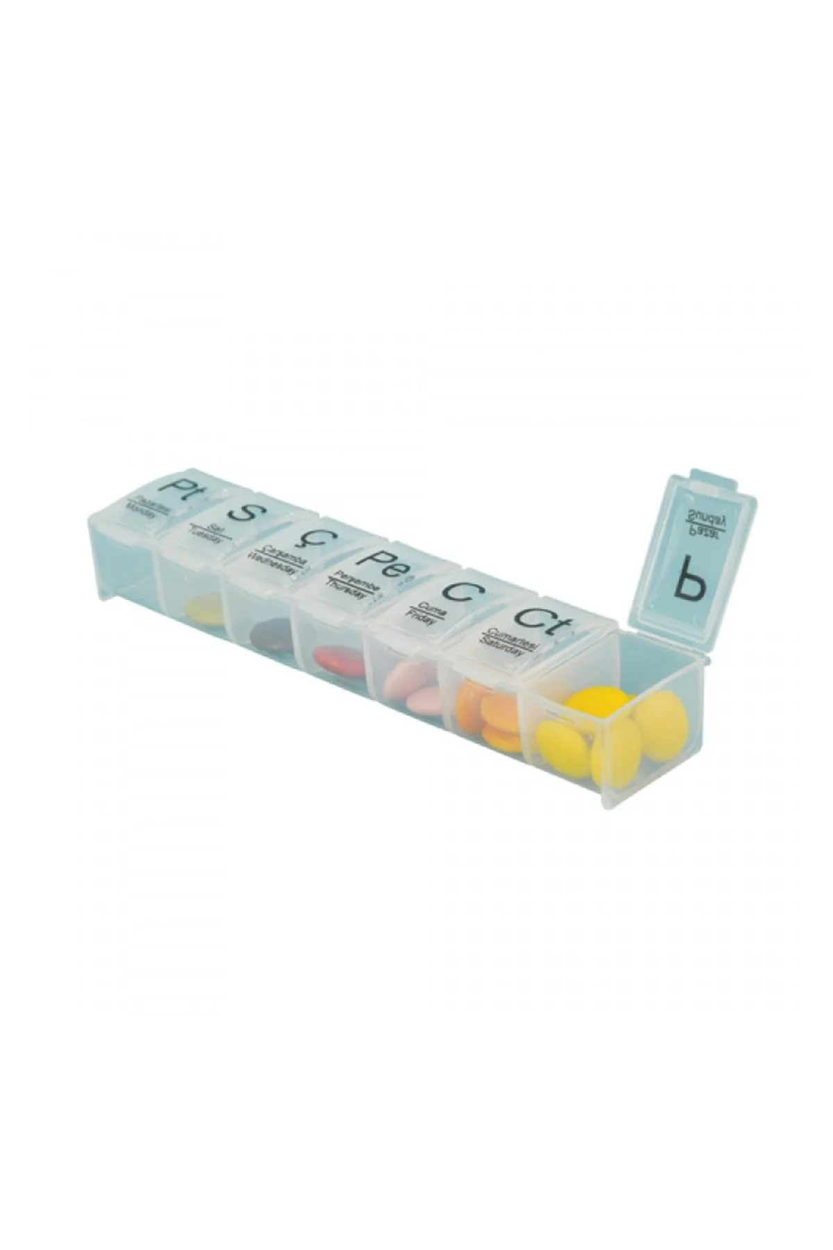 Haftalık Günlük İlaç Saklama Kutusu 7 Günlük İlaç Saklama Kabı (4741) - Just Cheap Store Görsel 4