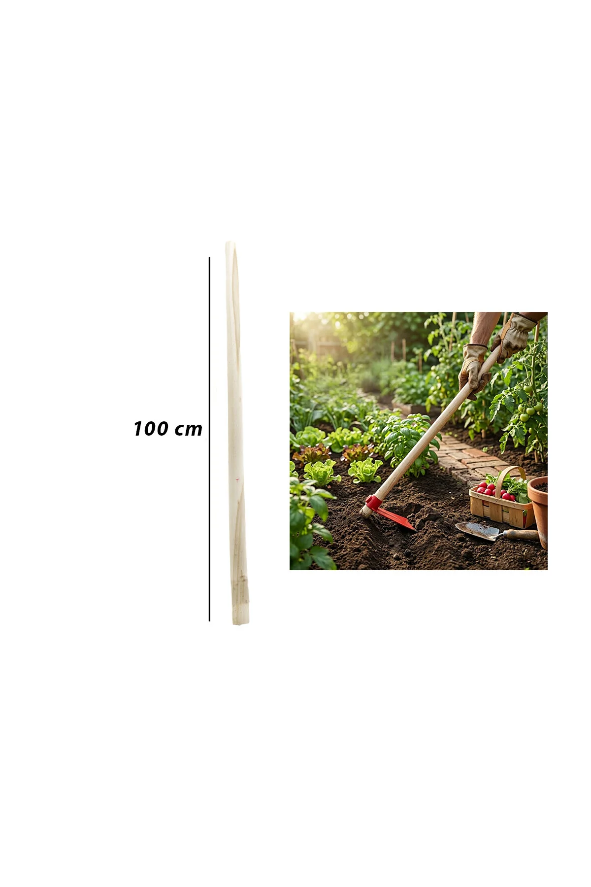 AHŞAP ÇAPA SAPI 100CM (4741)