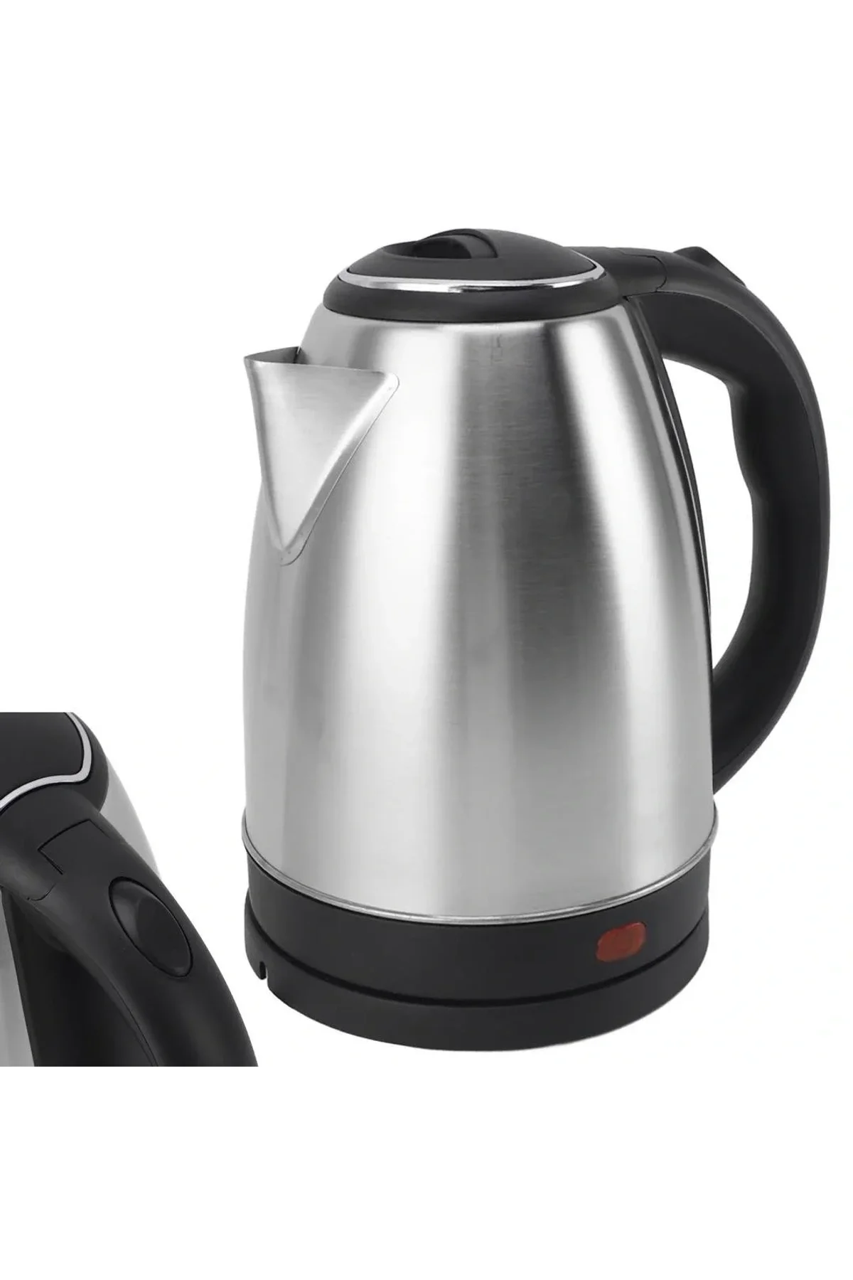 Crown CRW-7102 1500W 1.8 Litre Lüks Çelik Su Isıtıcı Kettle İnox (4741) - Just Cheap Store Görsel 3