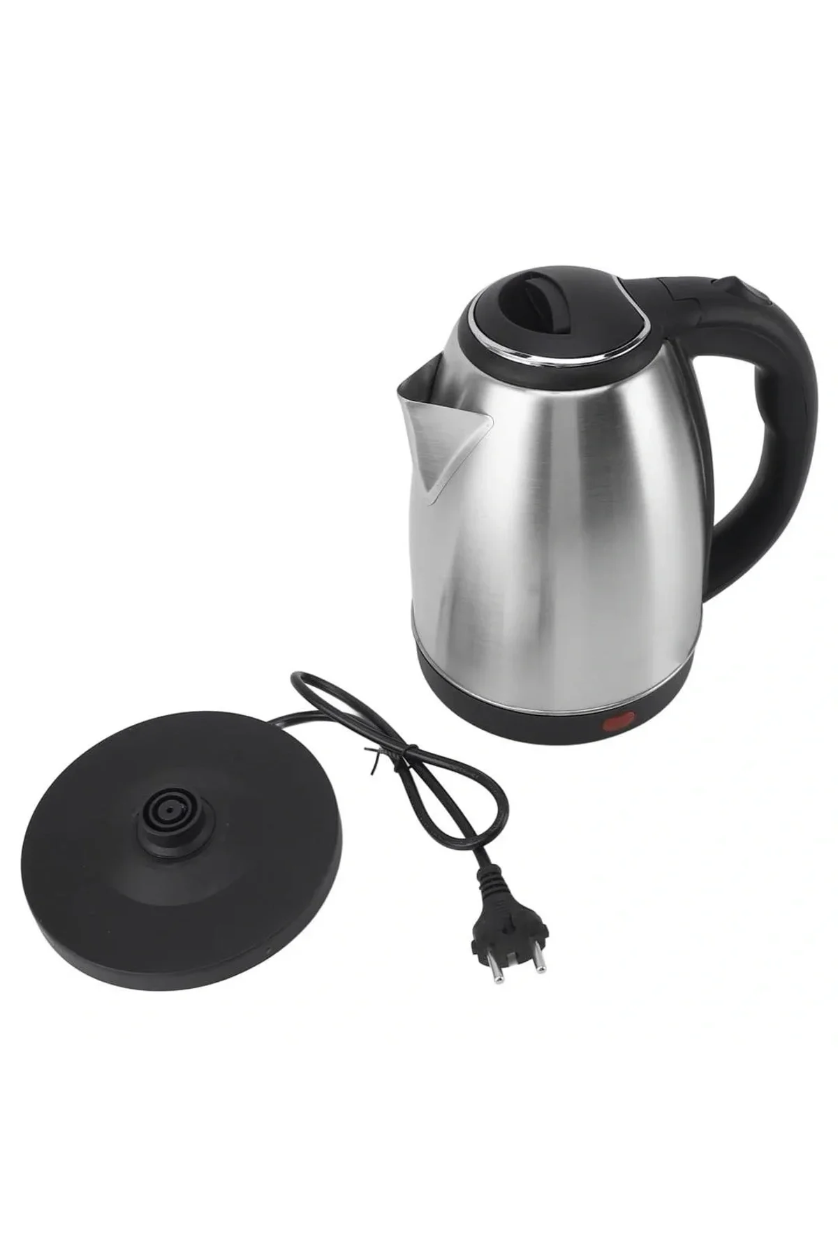 Crown CRW-7102 1500W 1.8 Litre Lüks Çelik Su Isıtıcı Kettle İnox (4741) - Just Cheap Store Görsel 2