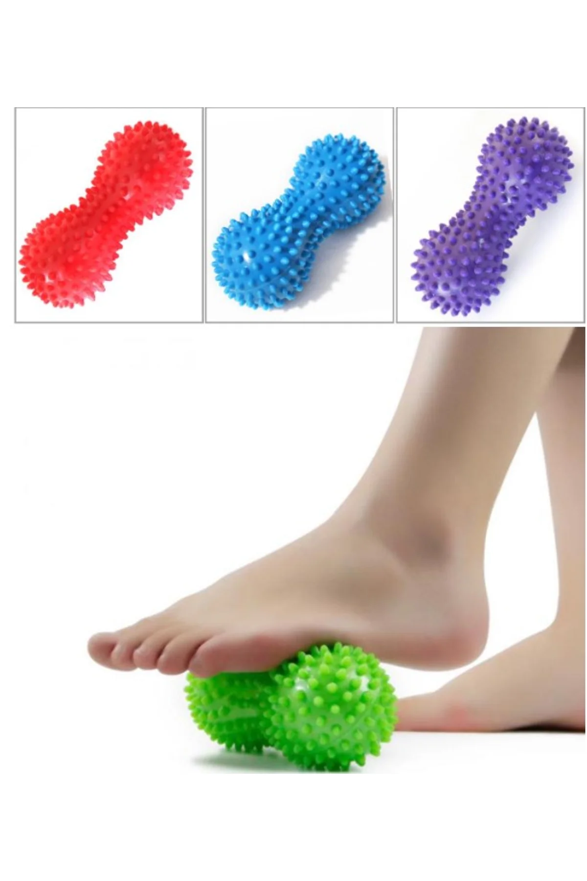 Dikenli El Ayak Vücut Masaj Topu Fıstık Top (4741) - Just Cheap Store Görsel 4