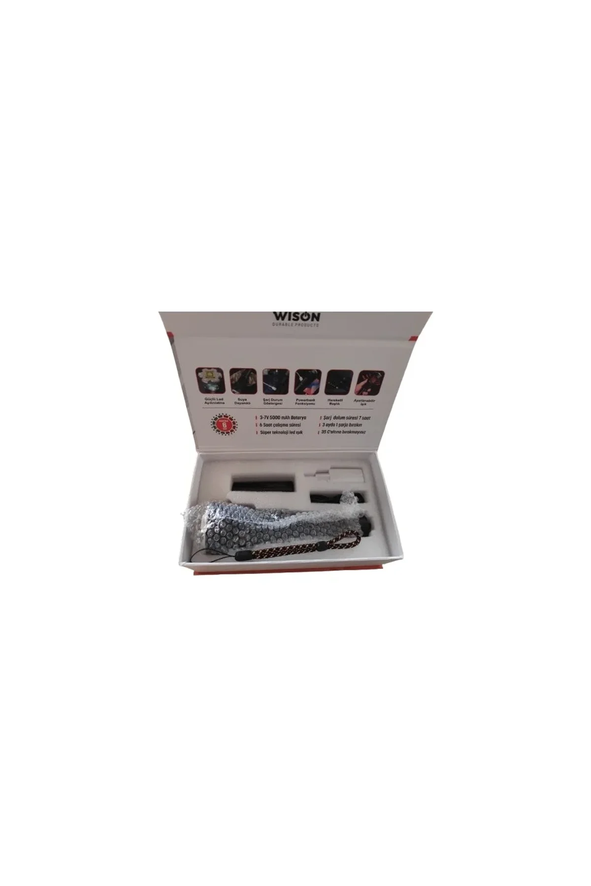 30 Watt 3000 Lümen Uzun Menzilli Fener WS-7878 (4741) - Just Cheap Store Görsel 4