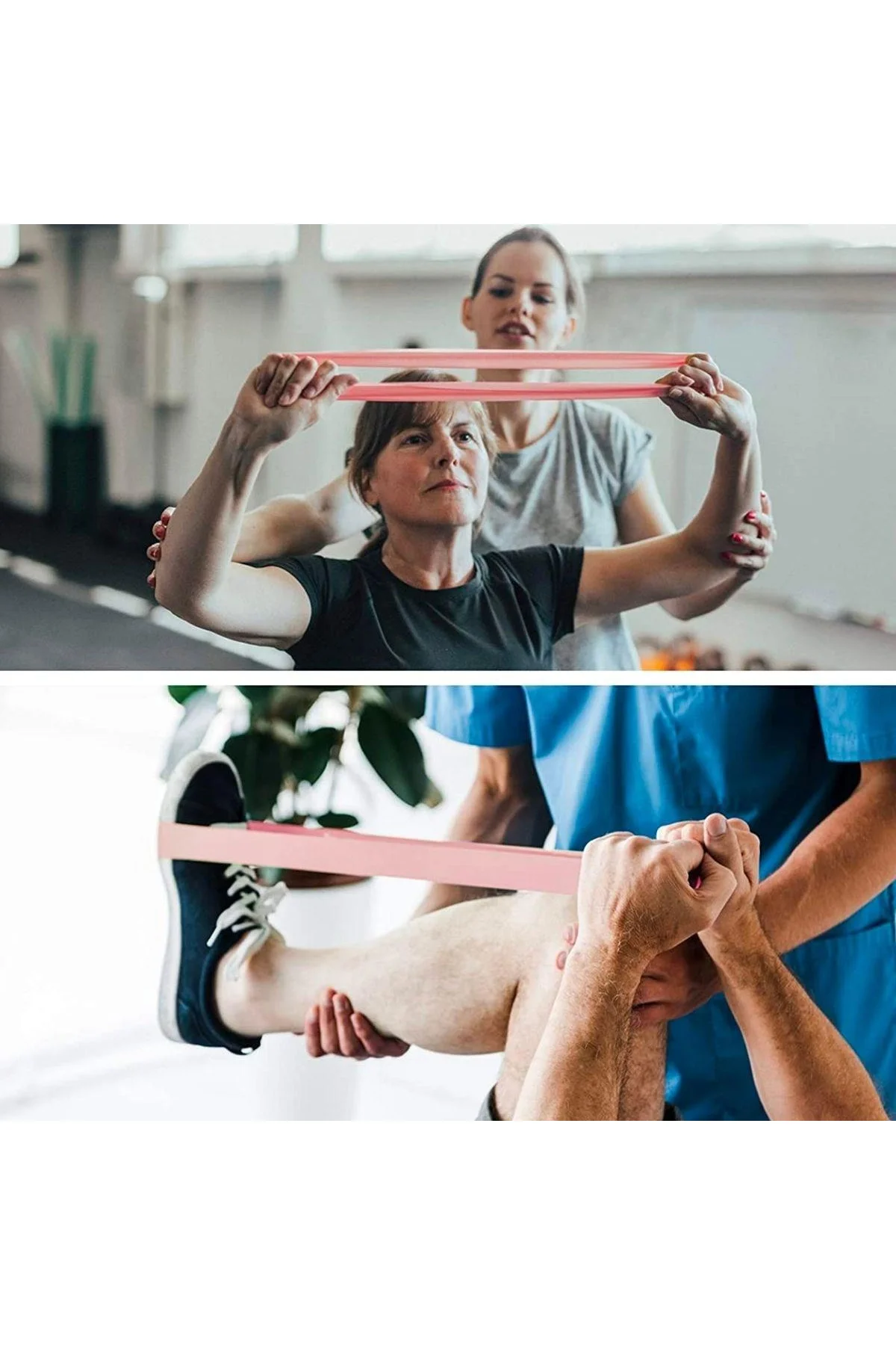 5li Egzersiz Direnç Bant Seti Pilates Crossfit Ekipmanları (4741) - Just Cheap Store Görsel 5