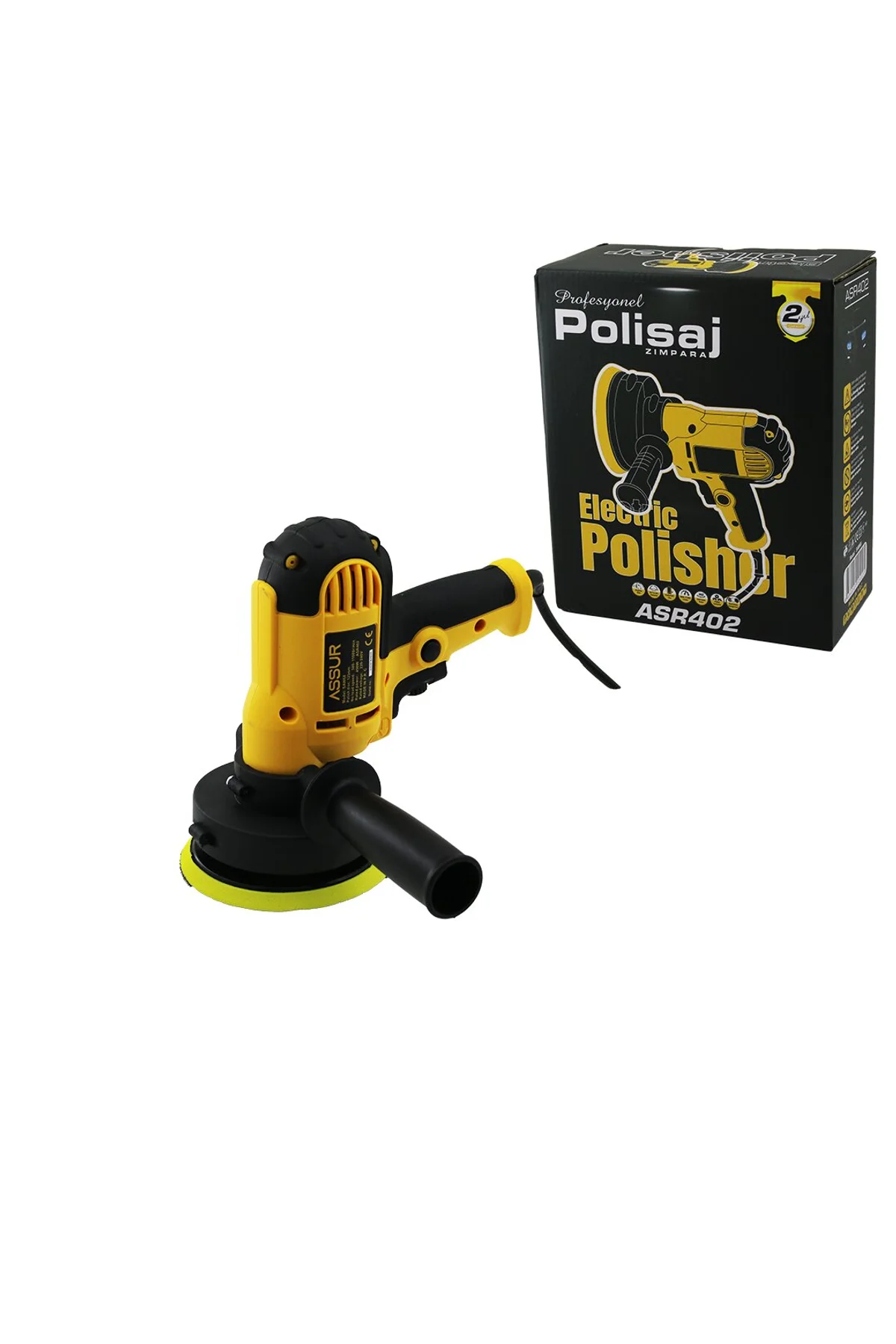 PROFESYONEL SAW-68 DİK POLİSAJ ZIMPARA MAKİNASI KÖMÜRLÜ 360DERECE DÖNER KOL KADEMELİ HIZ AYAR 450W (