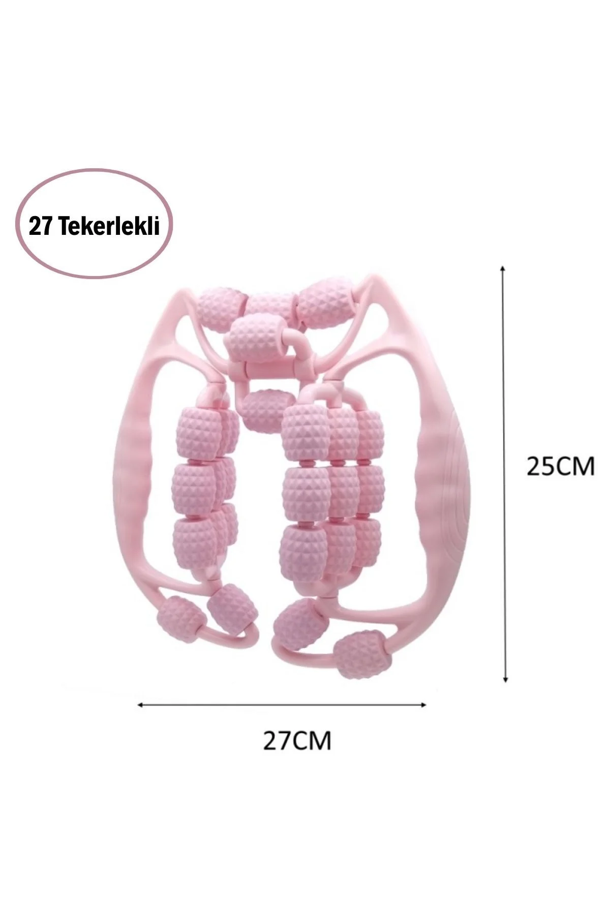 27 Tekerlekli Lenfatik Masaj Roller – Selülit Giderici, Cilt Sıkılaştırıcı, Bacak Kol Sırt Masaj Ale - Just Cheap Store Görsel 5