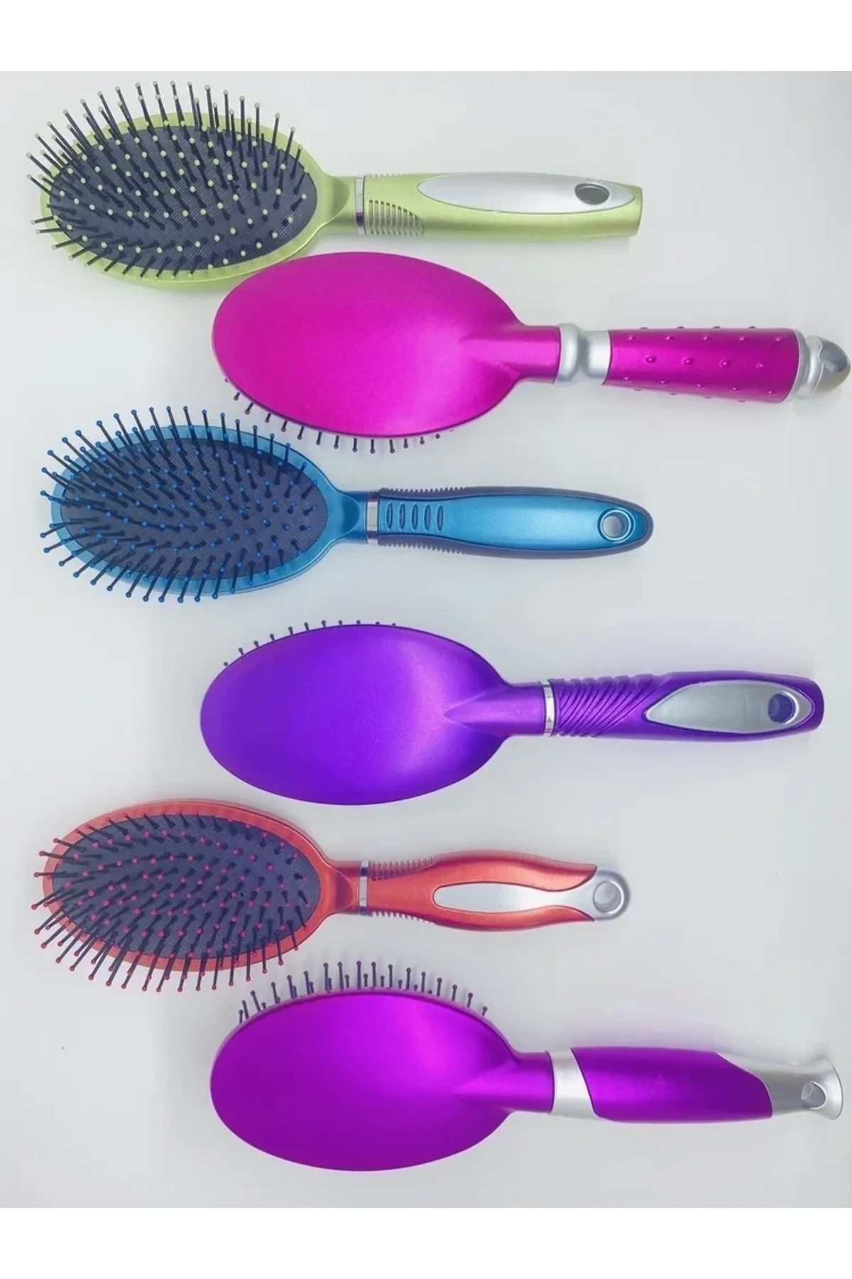 Haowei Oval Renkli Saç Fırçası Tarak - Just Cheap Store Görsel 2
