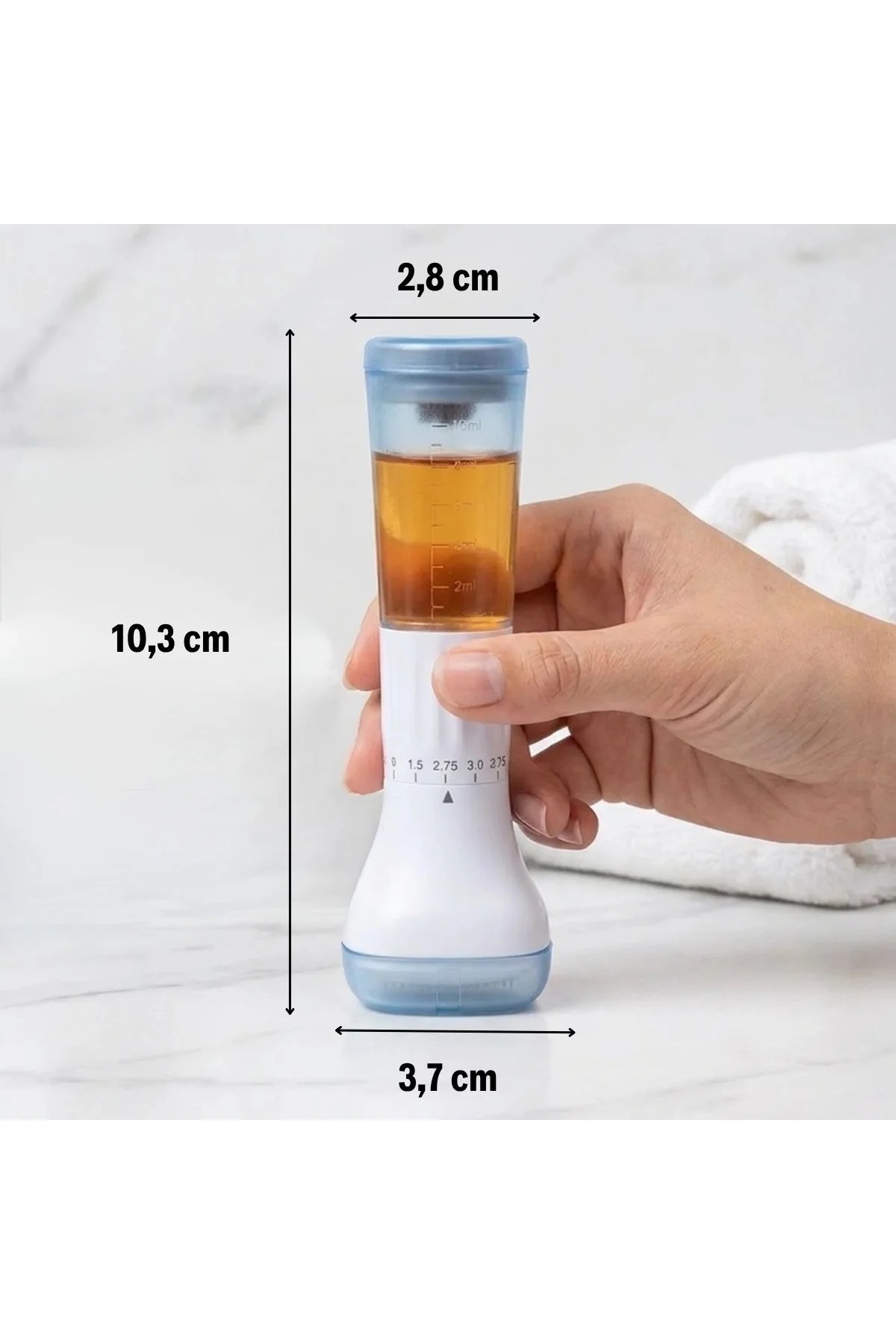 140 İğneli Serum Hazneli Dermaroller – 0-3 mm Ayarlı Dermaroller Mikro İğneli Saç, Cilt ve Vücut Bak - Just Cheap Store Görsel 5