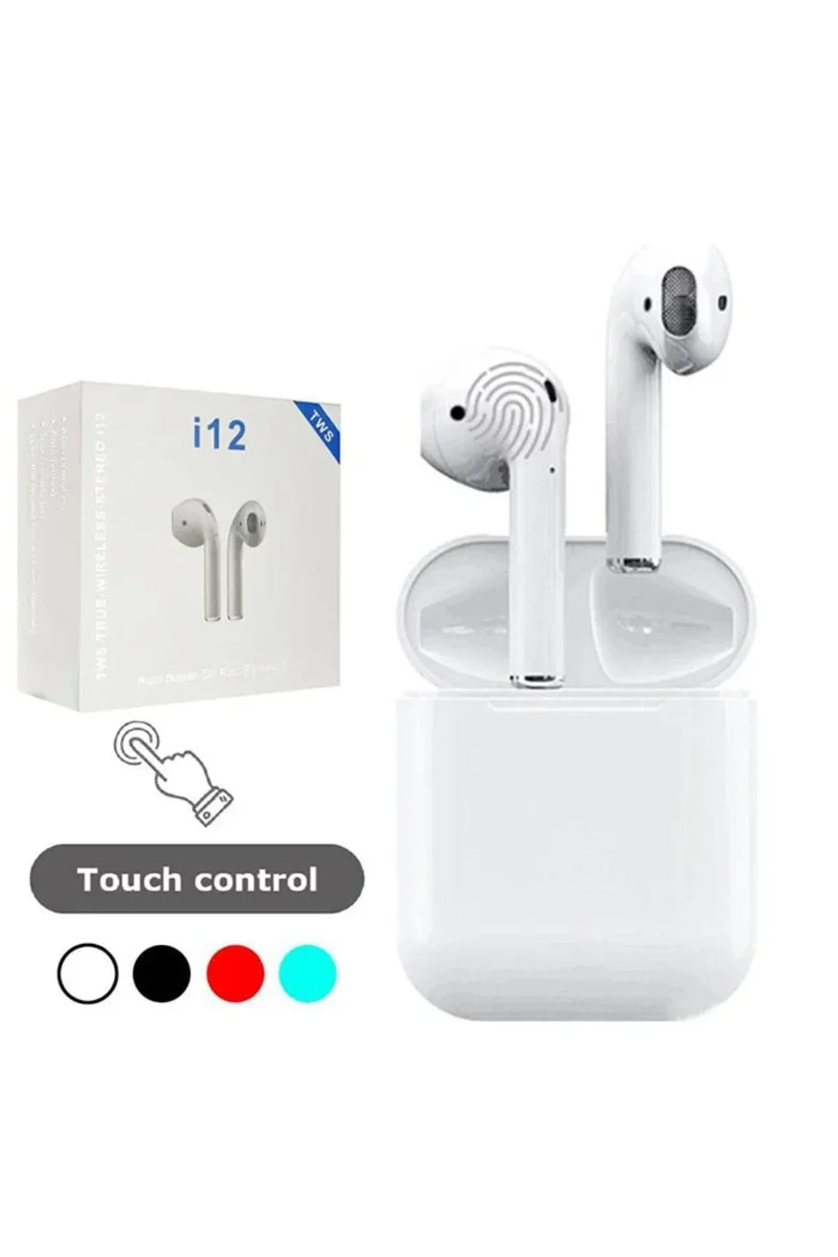 İ12 Wireless Air Bluetooth Kablosuz Kulaklık - Just Cheap Store Görsel 2