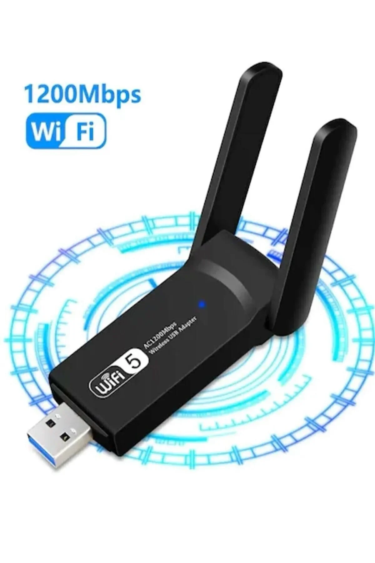 Vothoon Dual Band Ac1200 Usb 3.0 Adaptör Kablosuz Wifi Yükseltici - Just Cheap Store Görsel 2