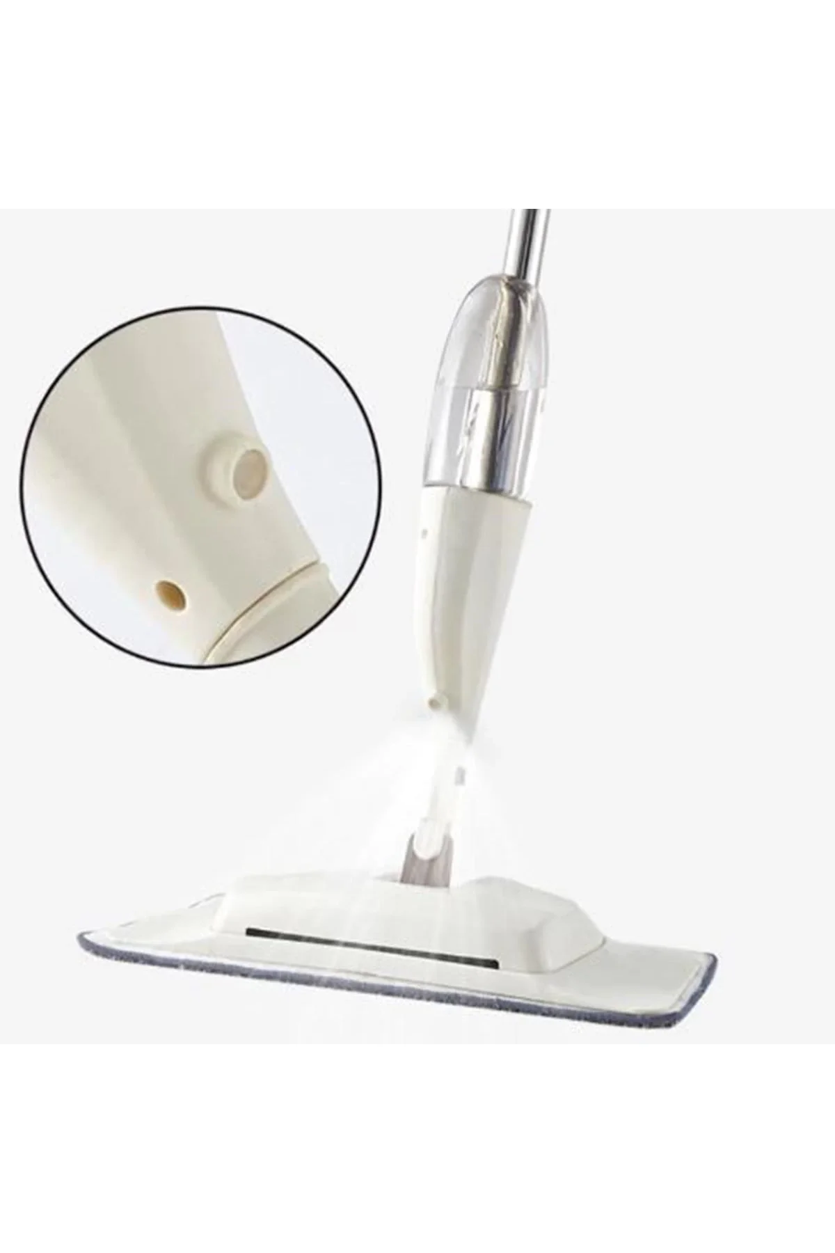 Pratik 360 Derece Dönen Ergonomik Sihirli Su Hazneli Spreyli Mop Paspas