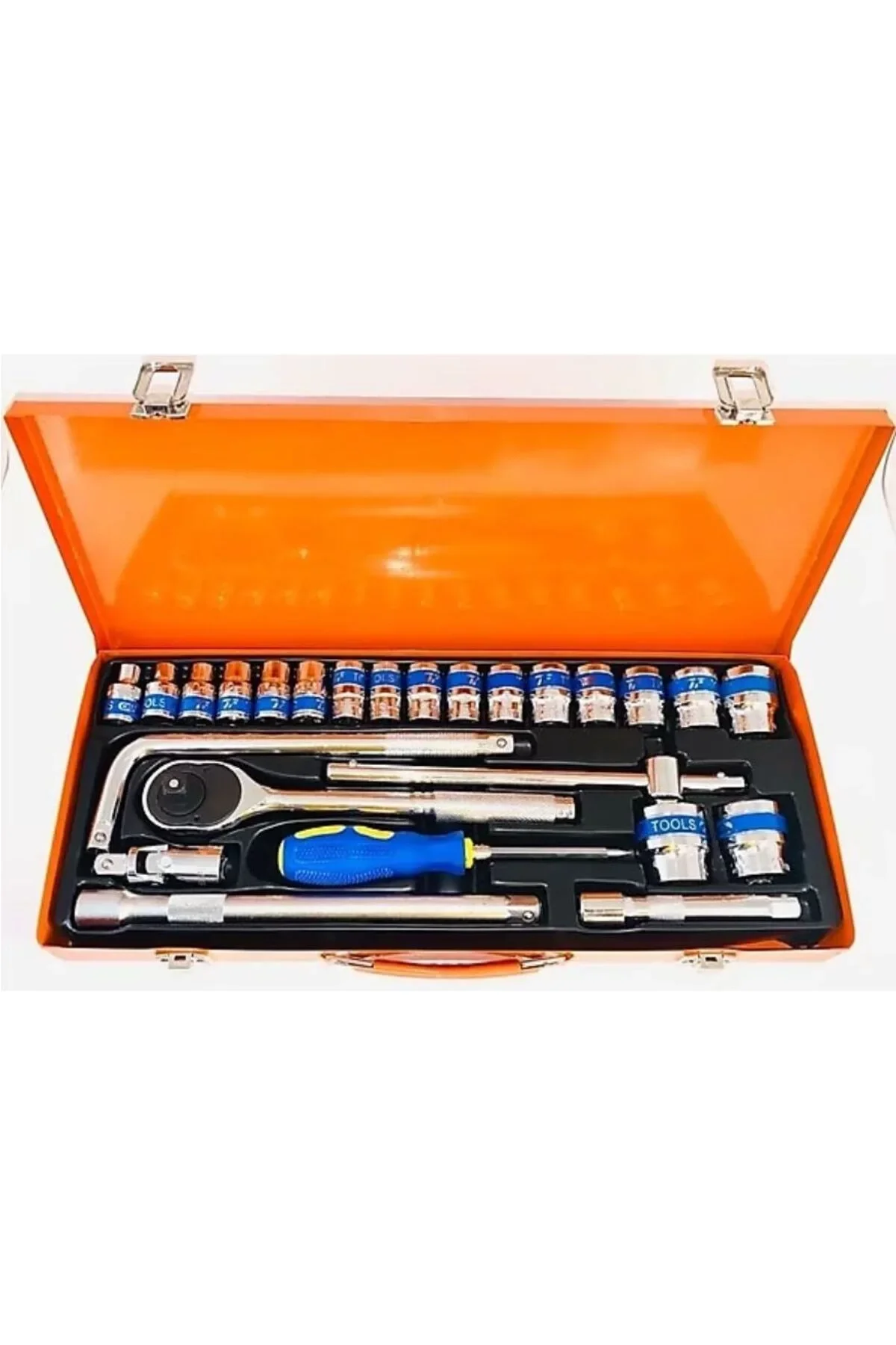 25 Parça 1/2 Lokma Seti Chrome Vanadium Parlak - Just Cheap Store Görsel 2