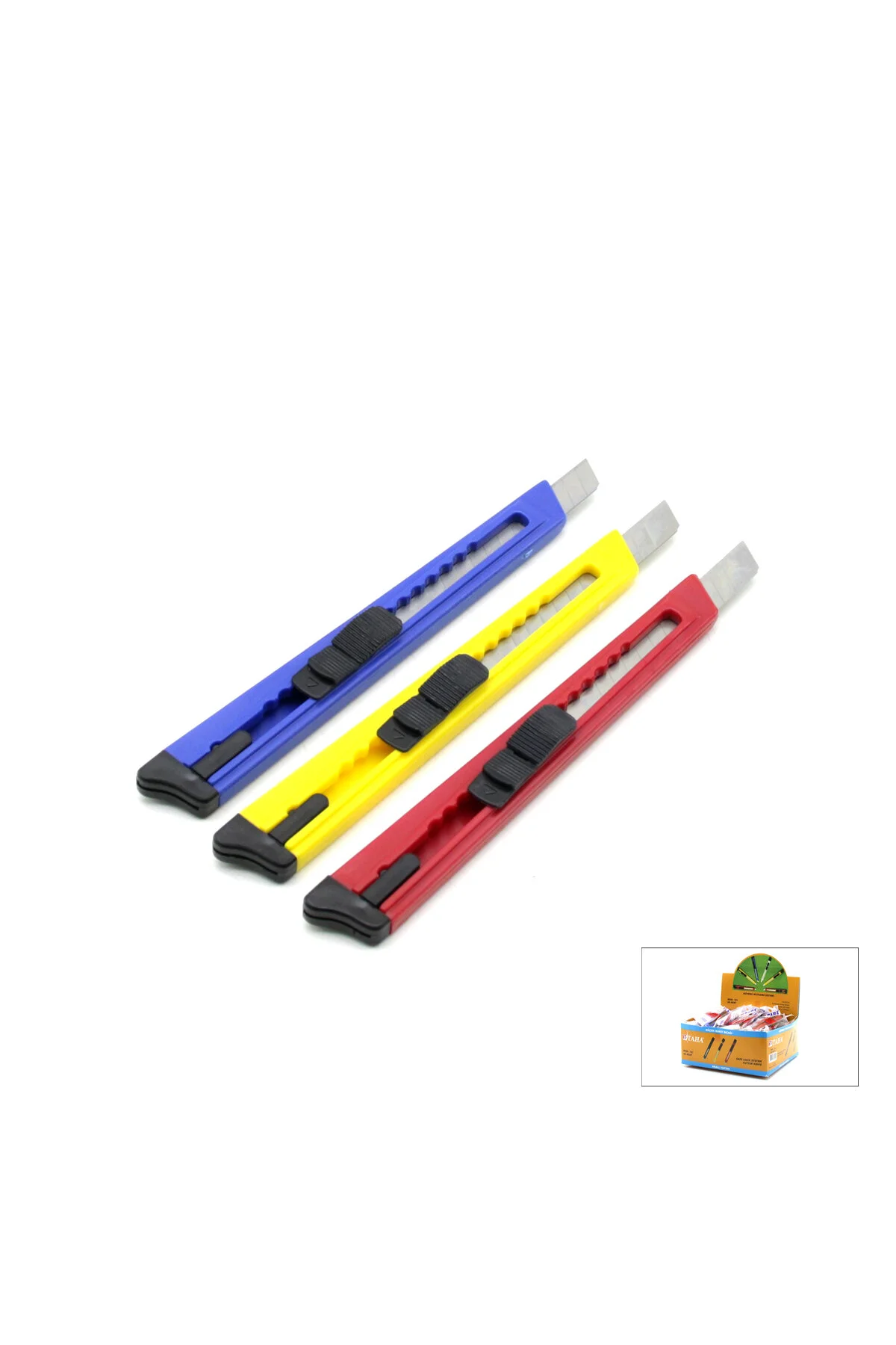 60 ADET KÜÇÜK PLASTİK FALÇATA MAKET BIÇAK (4741) - Just Cheap Store Görsel 2