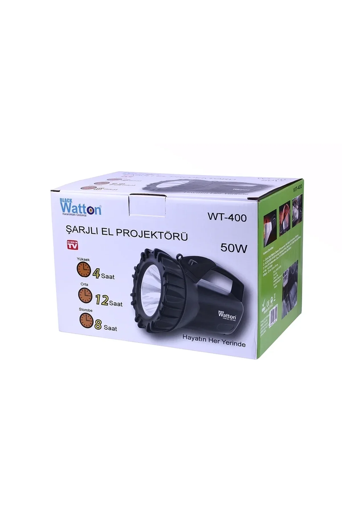 Şarjlı 50 W Büyük Fener Wt-400 - Just Cheap Store Görsel 4