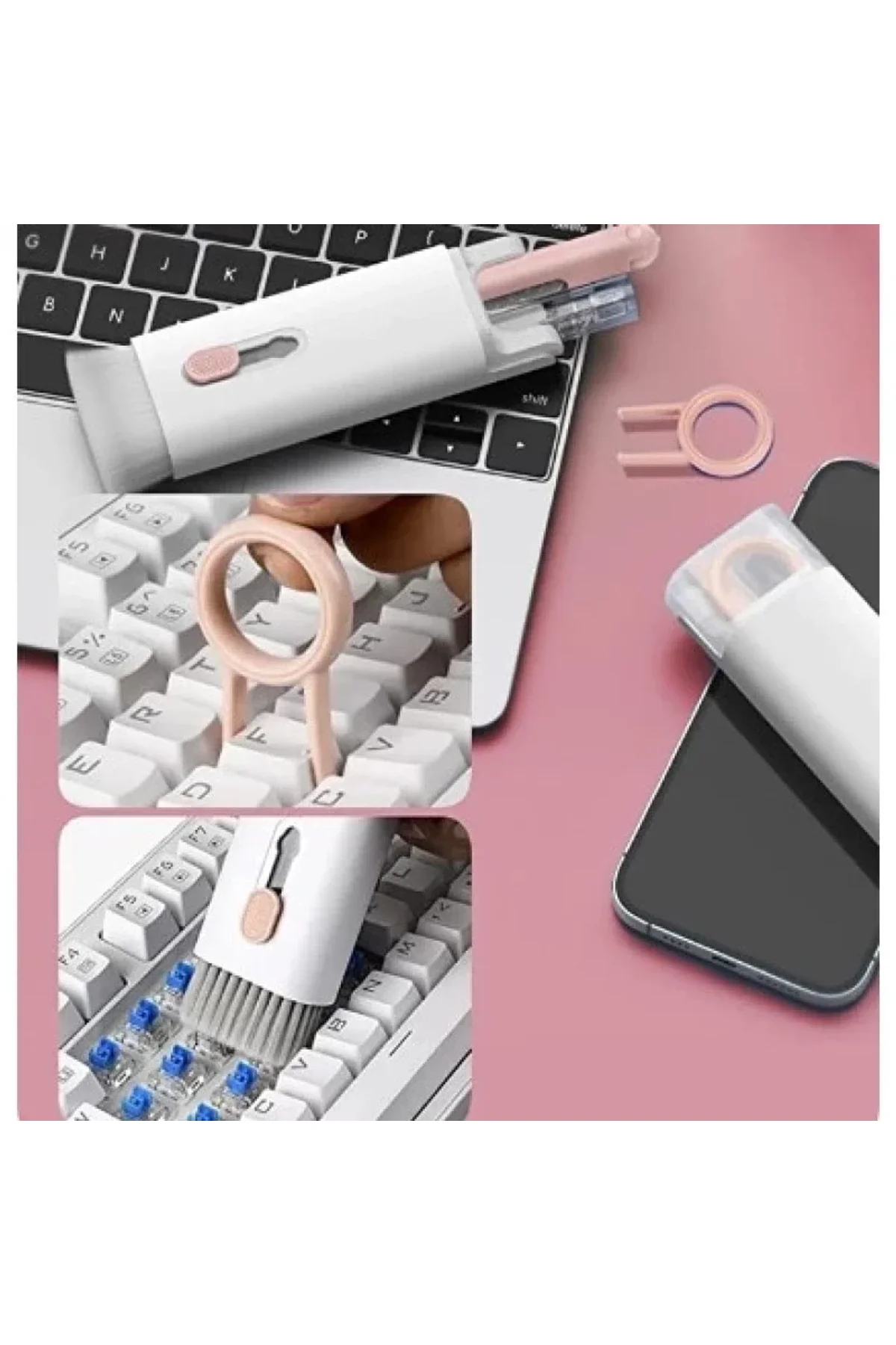 Çok Fonksıyonlu 7 In 1 Aırpods Klavye Ekran Kulaklık Temızleme Kıtı - Just Cheap Store Görsel 2