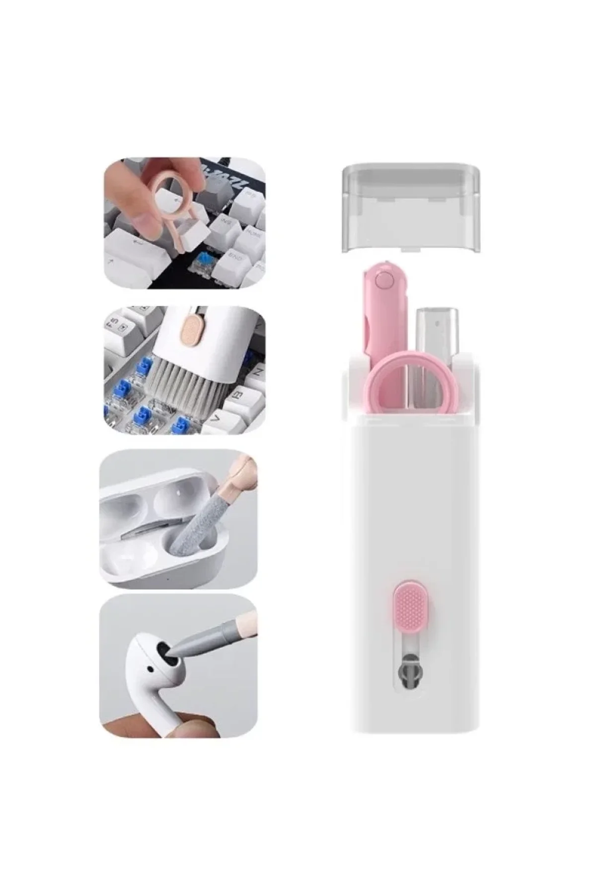 Çok Fonksıyonlu 7 In 1 Aırpods Klavye Ekran Kulaklık Temızleme Kıtı - Just Cheap Store Görsel 4
