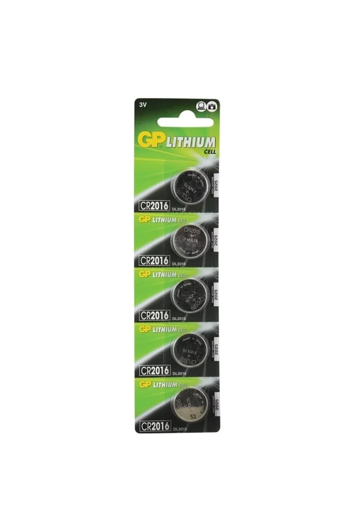 Gp Cr2016 Lityum Pil 5 Li Paket - Just Cheap Store Görsel 2