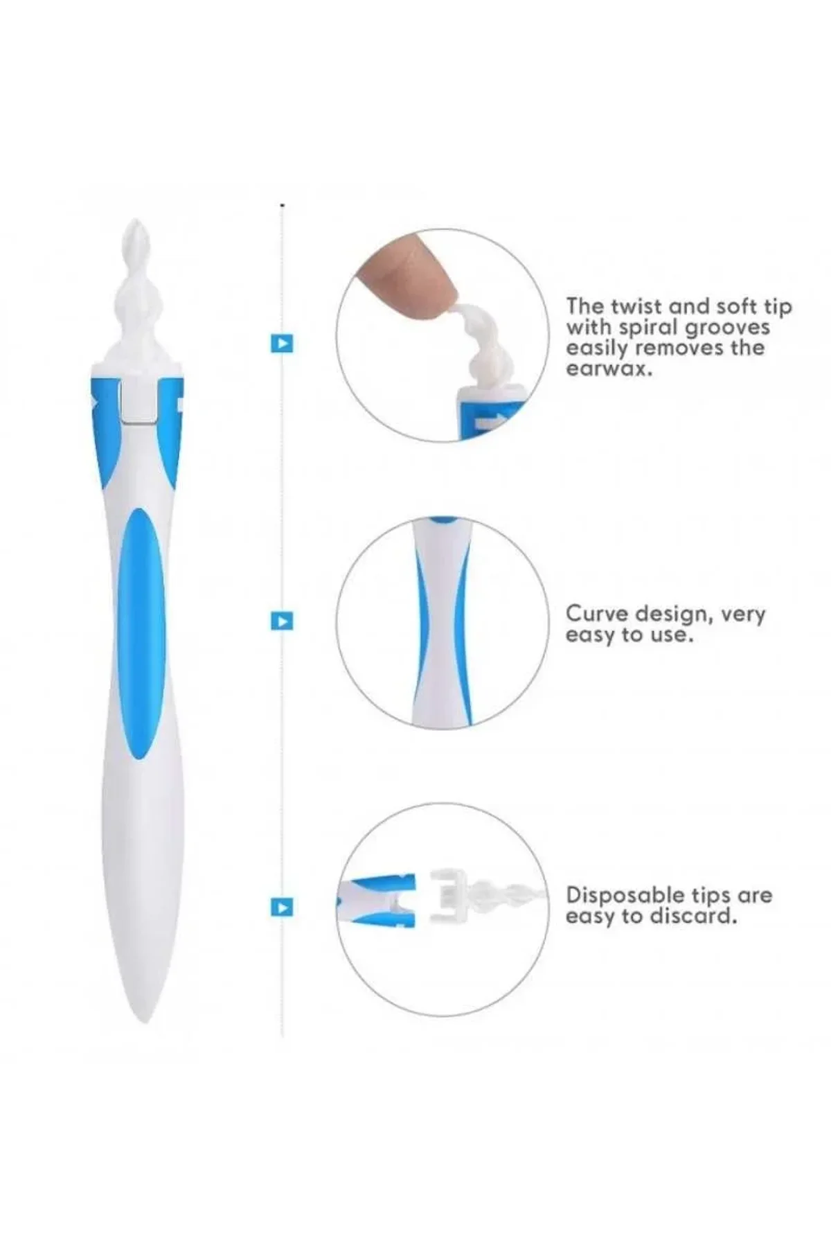 Find Back Pratik Kulak Temizleme Aparatı Silikon Kit Ear Claning - Just Cheap Store Görsel 4