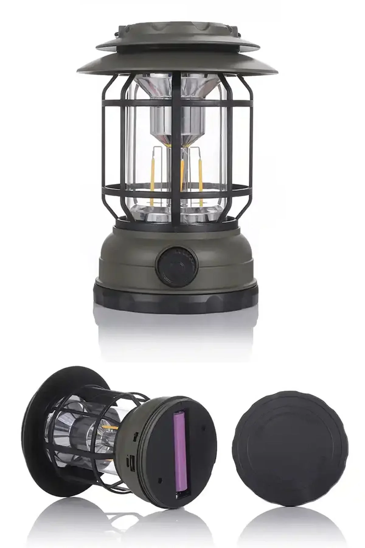 Usb Şarjlı Led Kamp Lambası - Bluetooth Müzik Çalar, El Feneri Ve Cep Telefonu Şarj Cihazı - Just Cheap Store Görsel 4