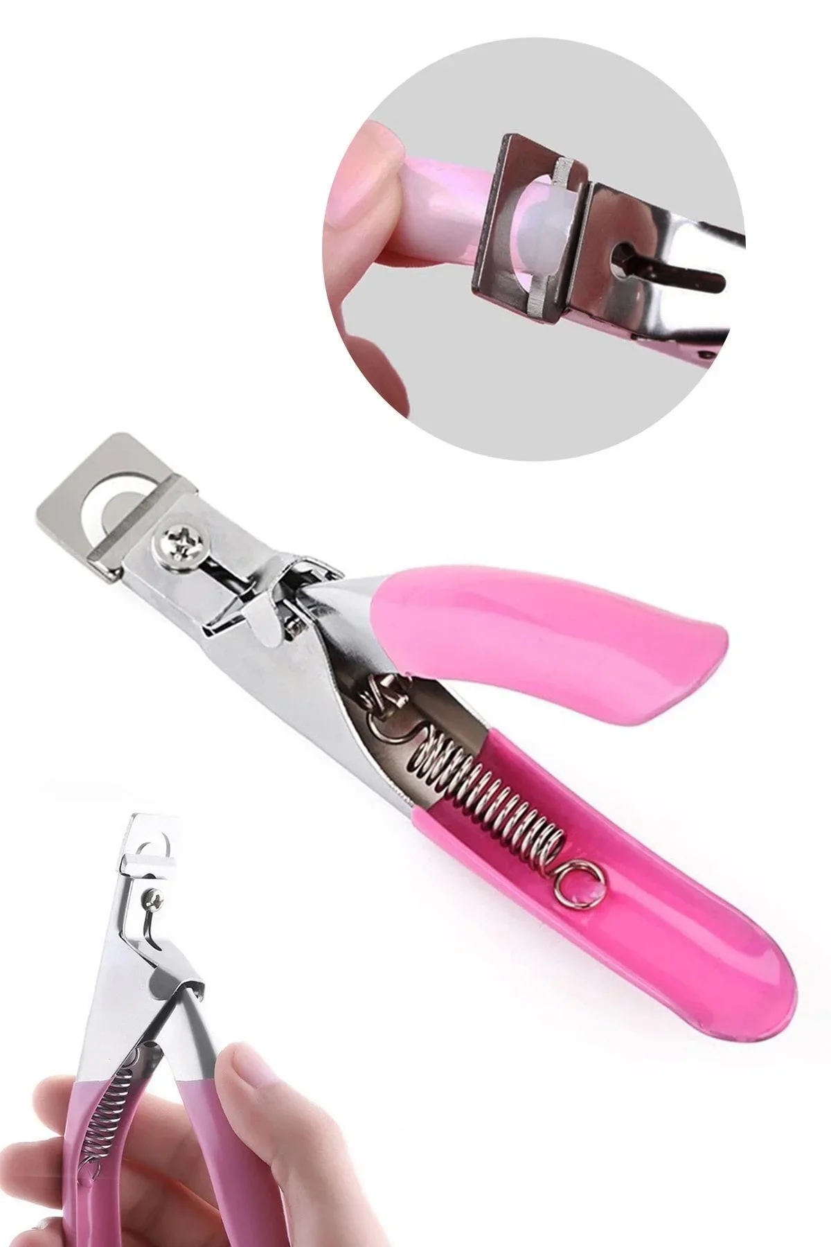 Takma Tırnak Protez Tırnak Pens Kesici Ayarlayıcı Giyotin - Just Cheap Store Görsel 2