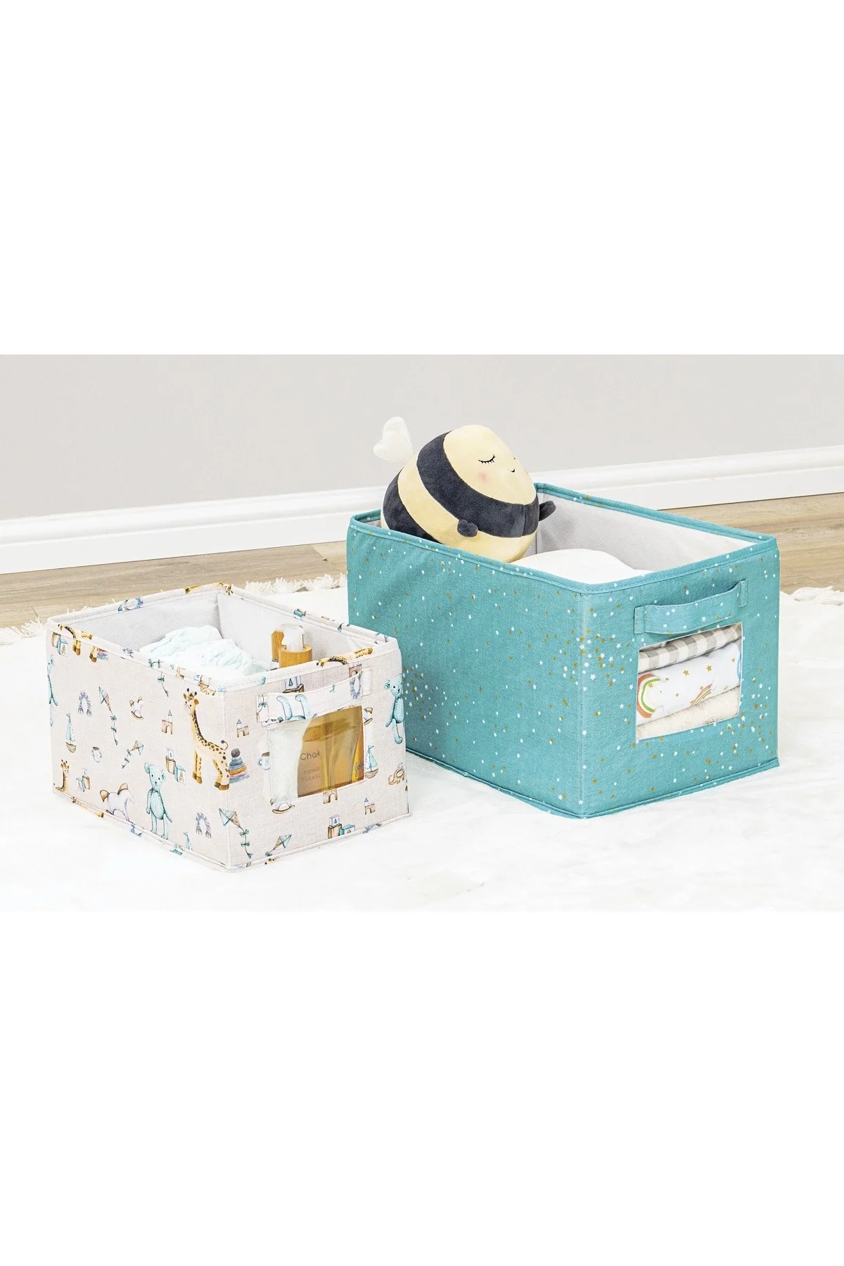 Baby 2'li Pencereli Düzenleyici Çok Amaçlı Organizer Kutu (yeşil) - Just Cheap Store Görsel 4