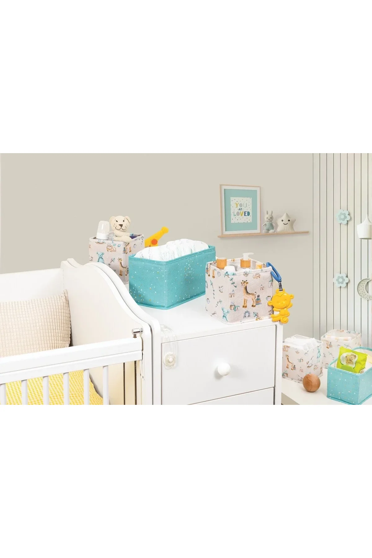 Baby 3'lü Kullanışlı Çekmece Düzenleyici Çok Amaçlı Organizer Kutu (yeşil) - Just Cheap Store Görsel 2