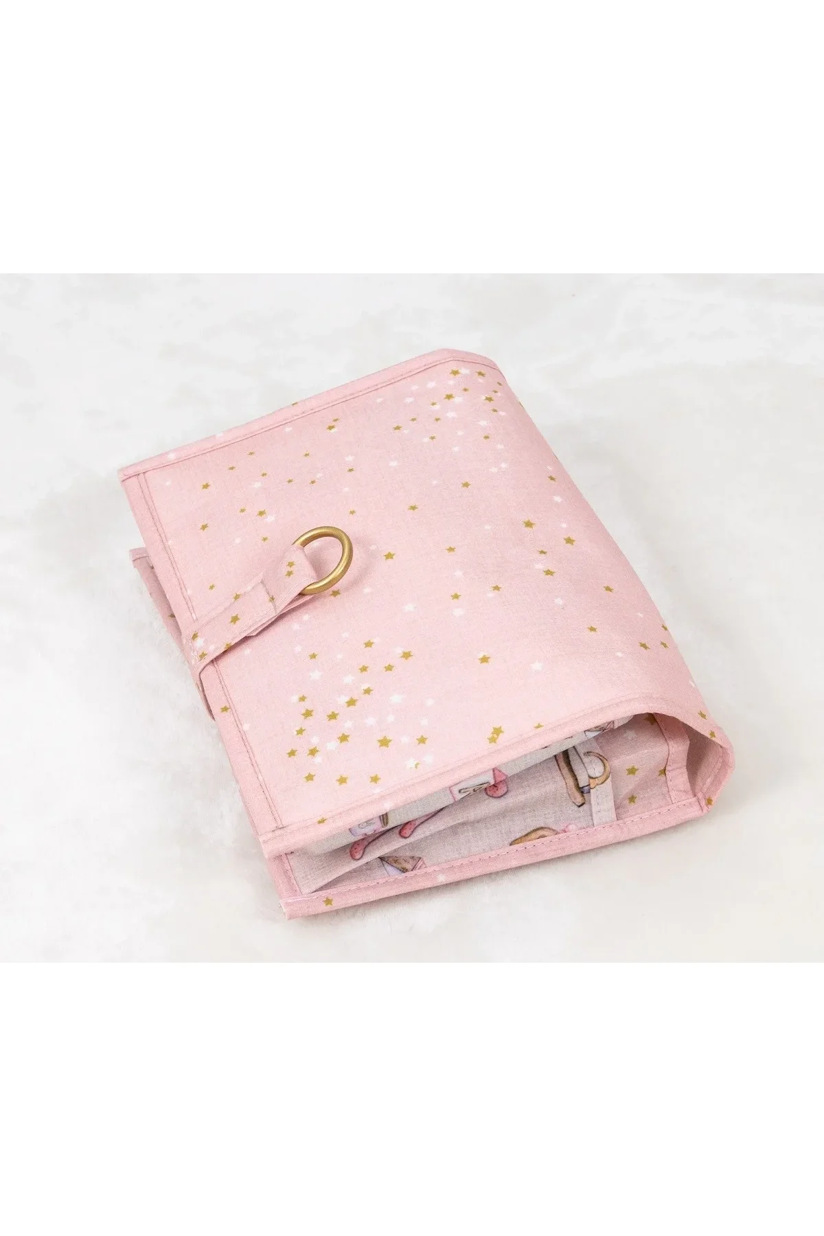 Baby Kullanımı Kolay Desenli Alt Bakım Çantası (pembe) - Just Cheap Store Görsel 3
