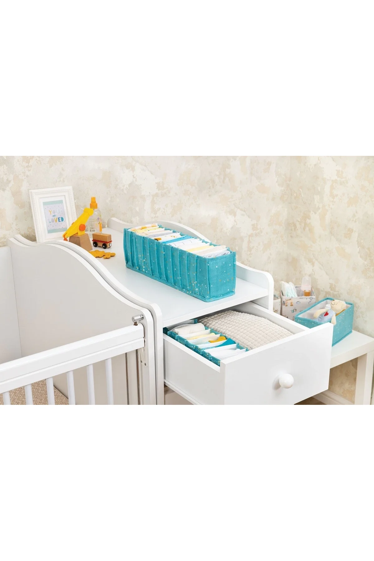 Baby Akordiyon Organizer Çekmece Düzenleyici Small (yeşil) - 04102 - Just Cheap Store Görsel 4