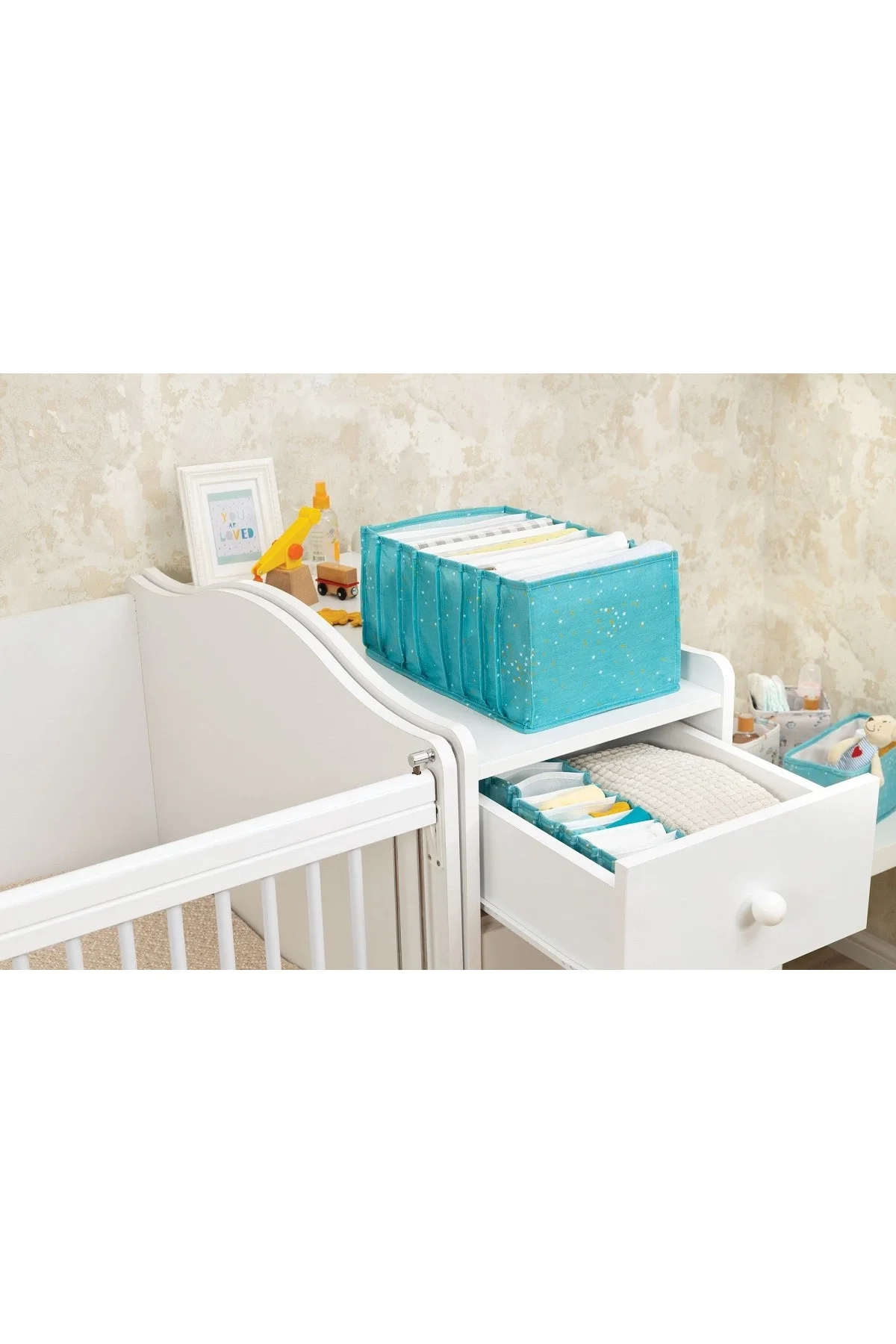 Baby Akordiyon Organizer Çekmece Düzenleyici Large (yeşil) - 04089 - Just Cheap Store Görsel 4