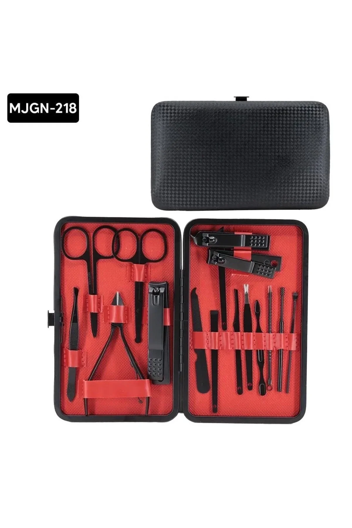 Deri Çantalı 17 Parça Manikür Çelik Set - Just Cheap Store Görsel 2