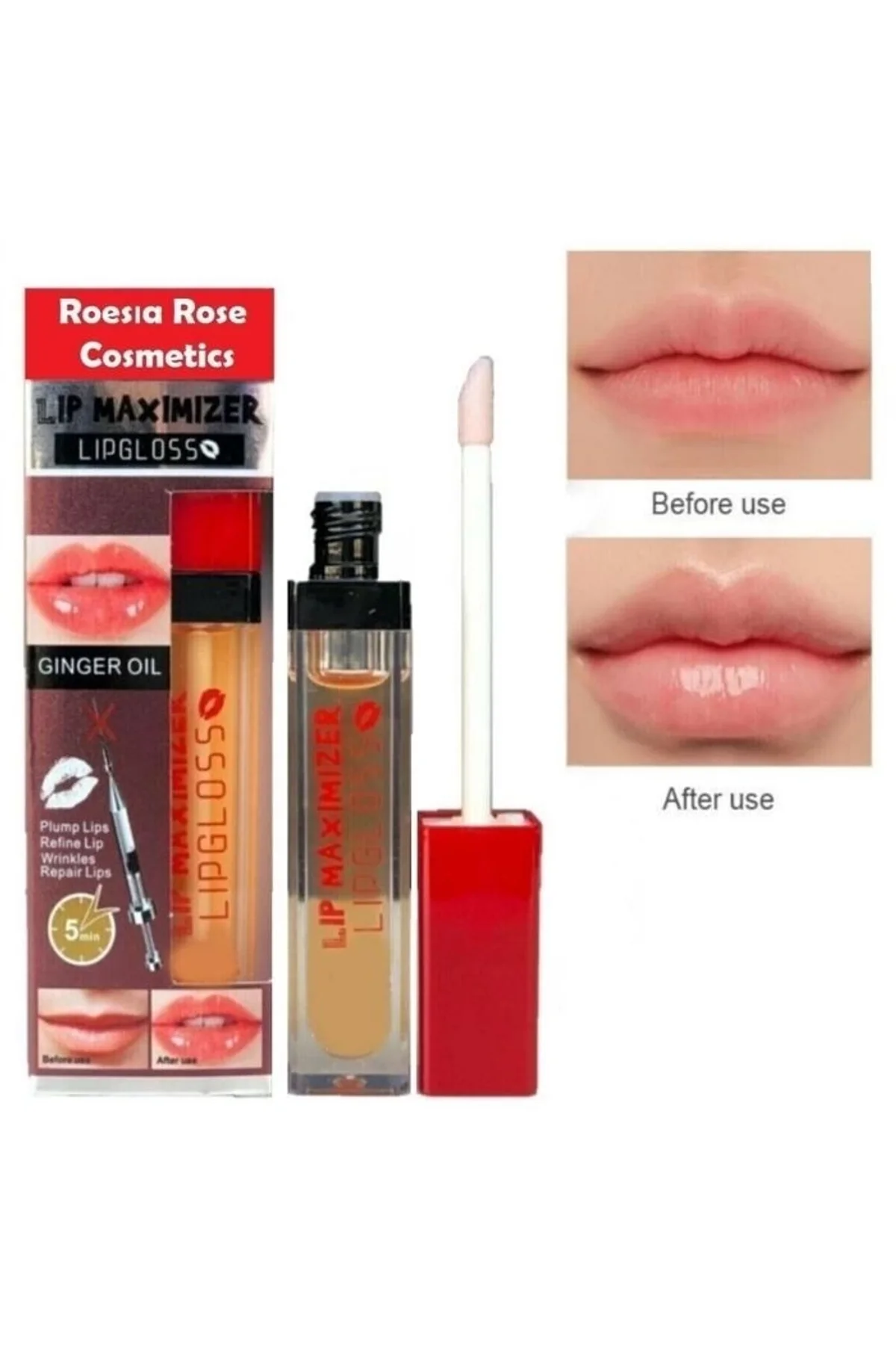 Rose Cosmetics Dudak Dolgunlaştırıcı Doğal Görünüm Dudak Parlatıcısı