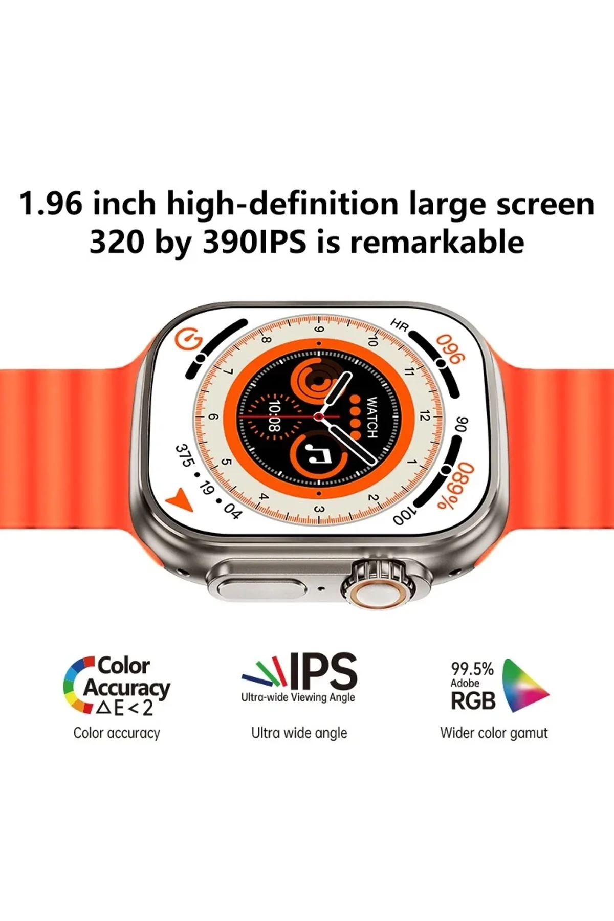 Ws28 Ultra 49mm Siri Tansiyon Ateş Nabız Ölçer Akıllı Saat - Just Cheap Store Görsel 3