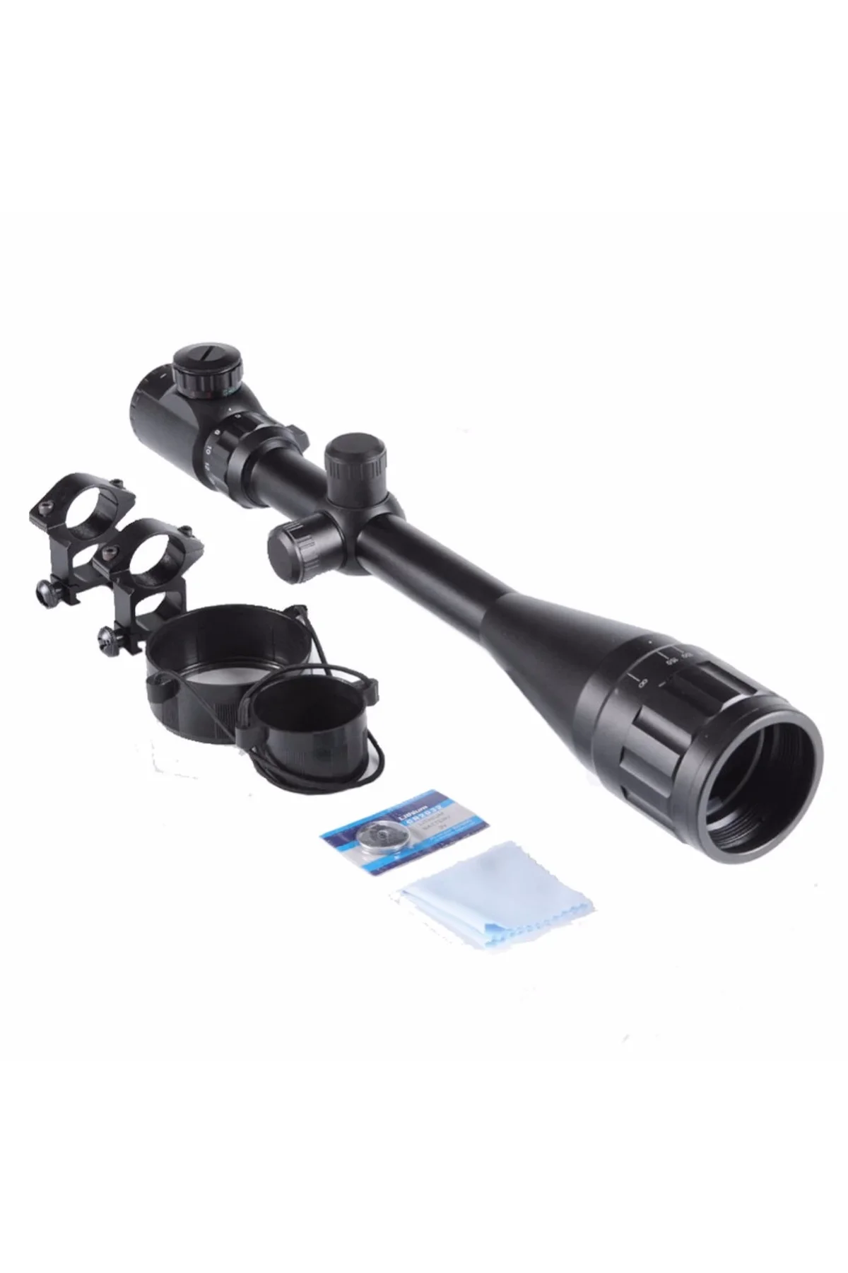6-24x50 Aoe Dürbünü Çift Işık Kırmızı,yeşil Kaynaklı Zoomlu