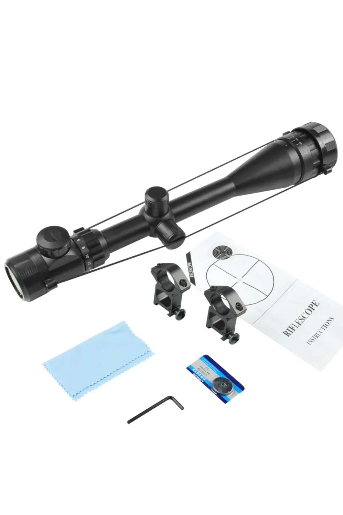 Yüksek Kaliteli 6-24x50 Aoeg Dürbünü Çift Işık Kırmızı Yeşil Kaynaklı Zoomlu (b) - Just Cheap Store Görsel 3