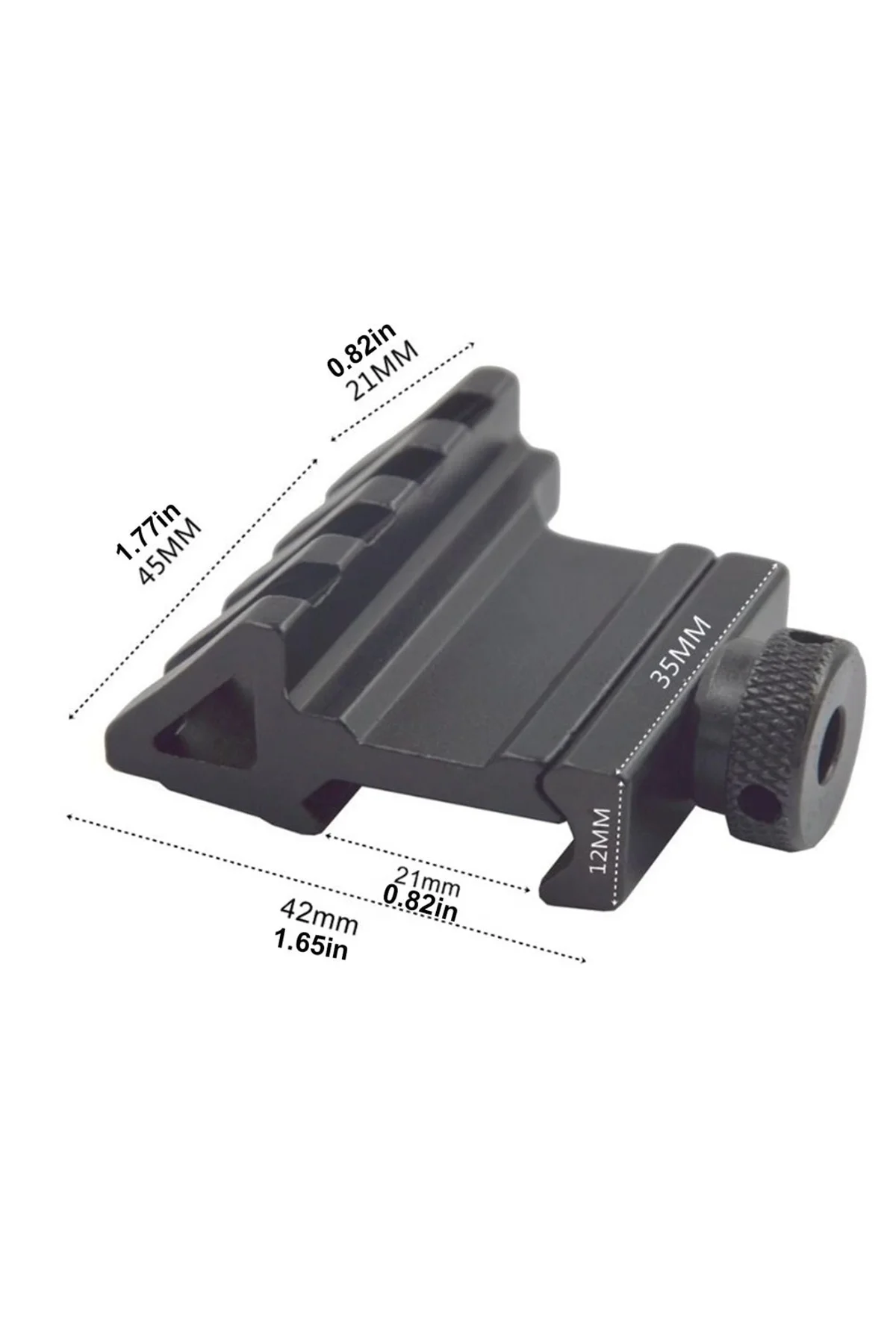 Taktik 45 Derece Açı Ofset Yan Adaptörü Rts 20mm Picatinny Ray - Just Cheap Store Görsel 5
