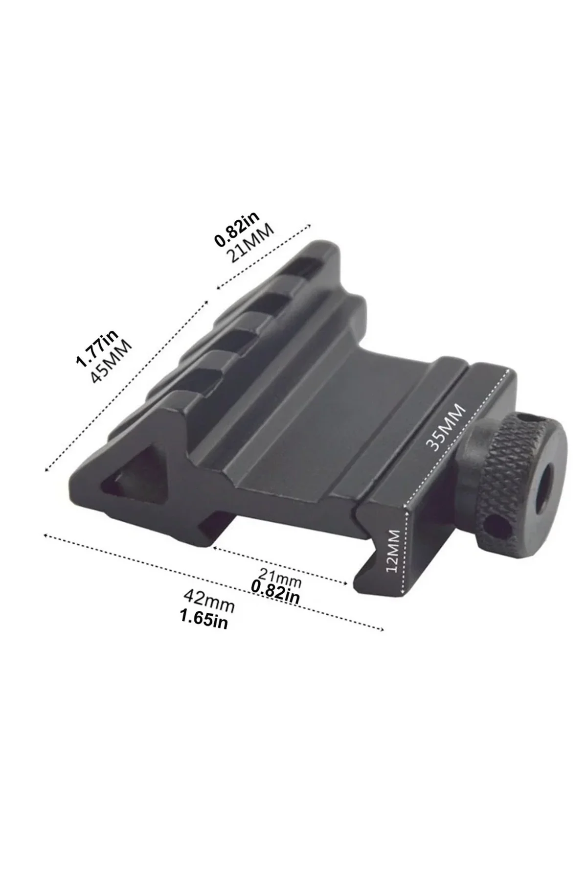 Taktik 45 Derece Açı Ofset Yan Adaptörü Rts 20mm Picatinny Ray - Just Cheap Store Görsel 3