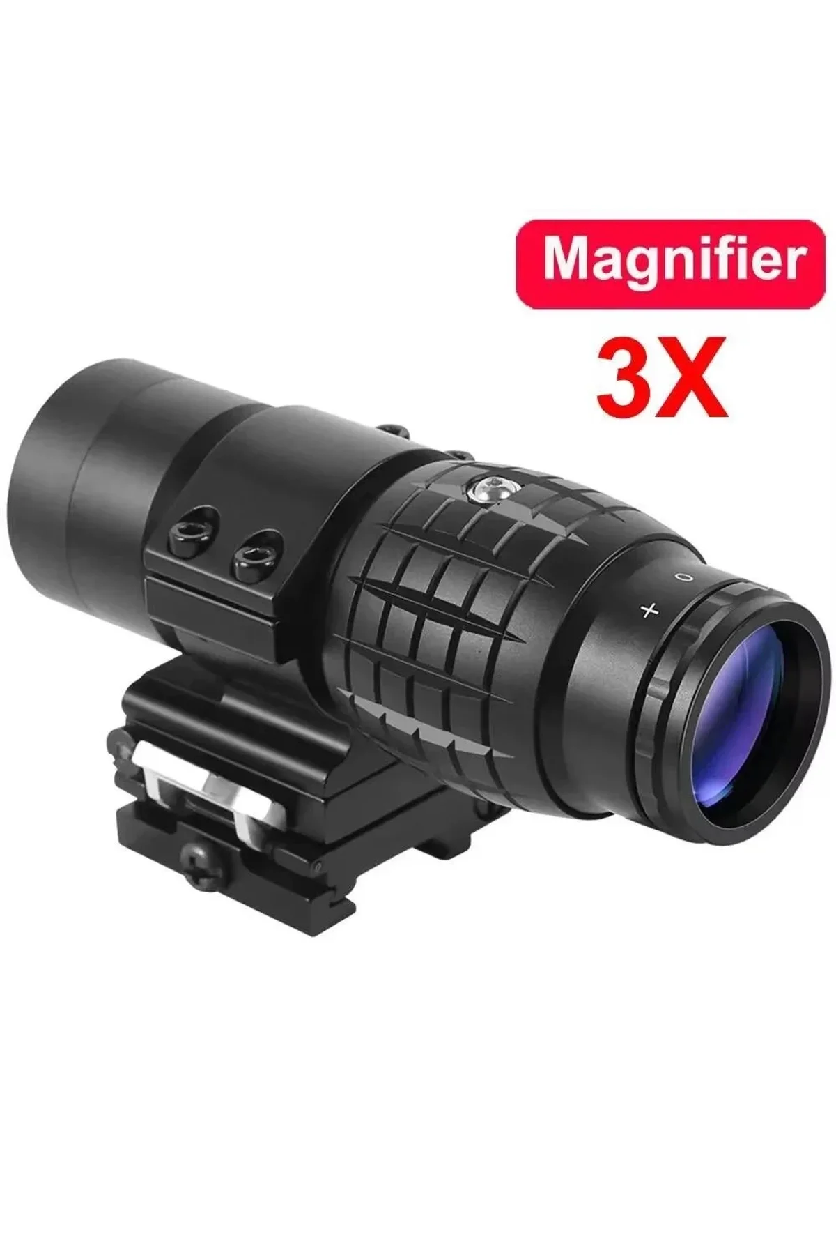 Magnifier 3x Yakınlaştırmalı Dürbün - 22mm Ray Uyumlu, Katlanır Yaylı Ayaklı - Just Cheap Store Görsel 4