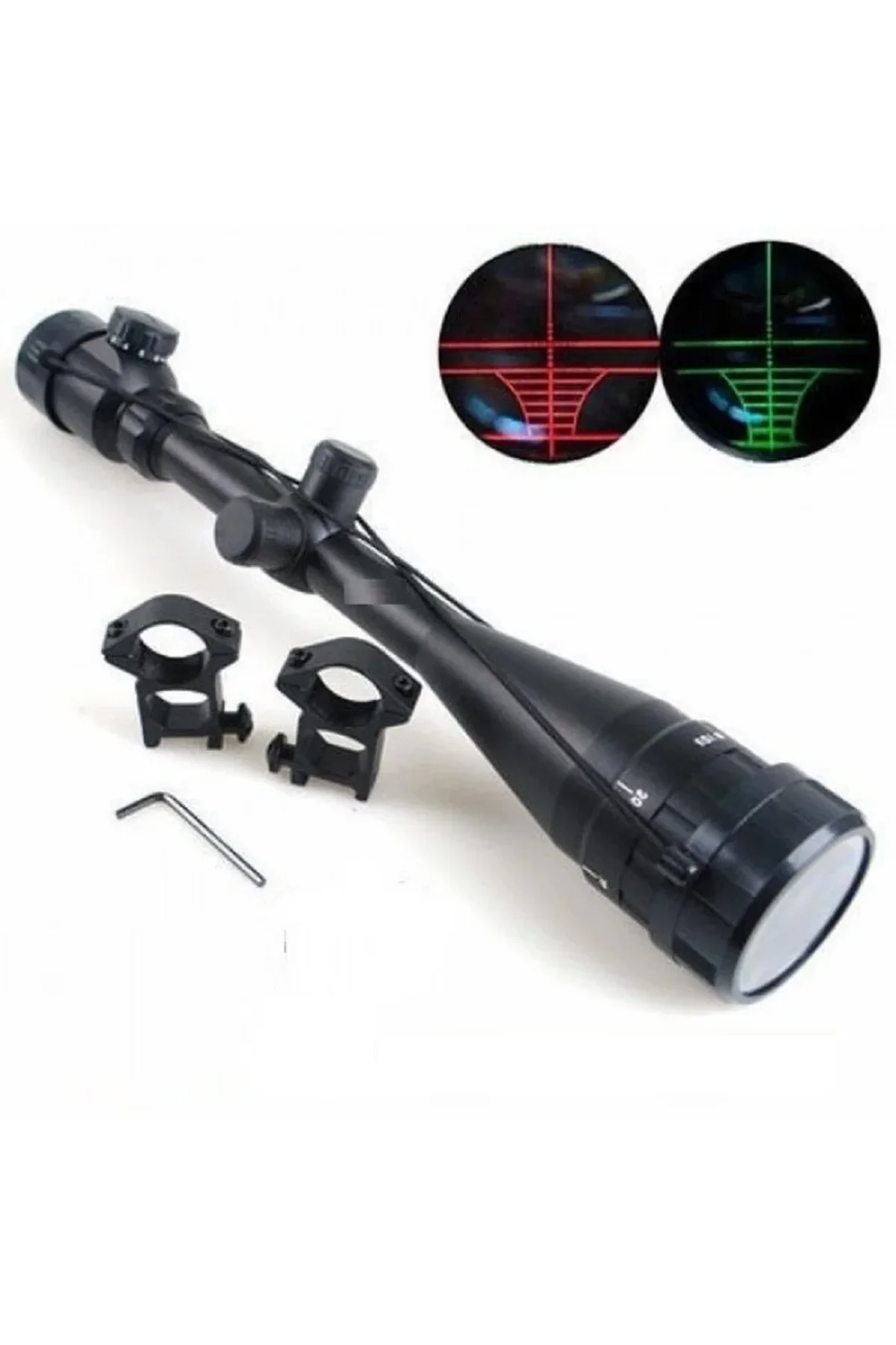 Yüksek Kaliteli 6-24x40aoeg Çıft Işık,kırmızı,yeşil Kaynaklı Avcılık Dürbün(b) - Just Cheap Store Görsel 2