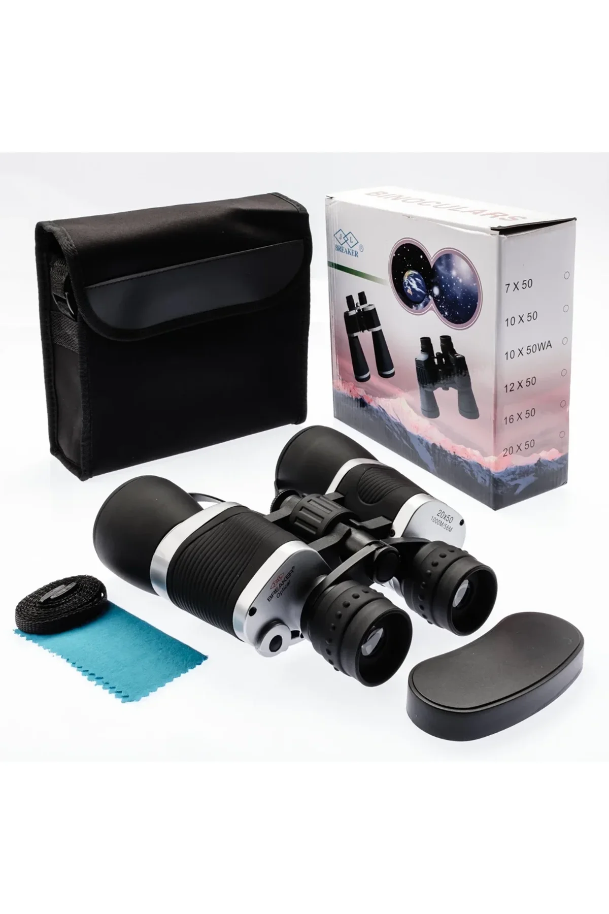 20×50 Güneş Filtreli Profesyonel El Dürbünü 1000m/56m – Mavi - Just Cheap Store Görsel 4