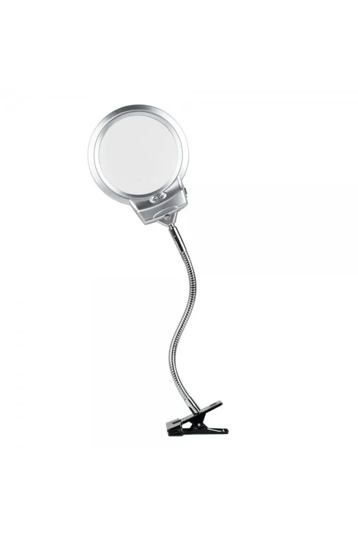 Nikula-2.5x130 Mm 5x24 Mm Led Aydınlatmalı Büyüteç,masa Üstü Metal Hortum Mandallı-mg15124-c - Just Cheap Store Görsel 2
