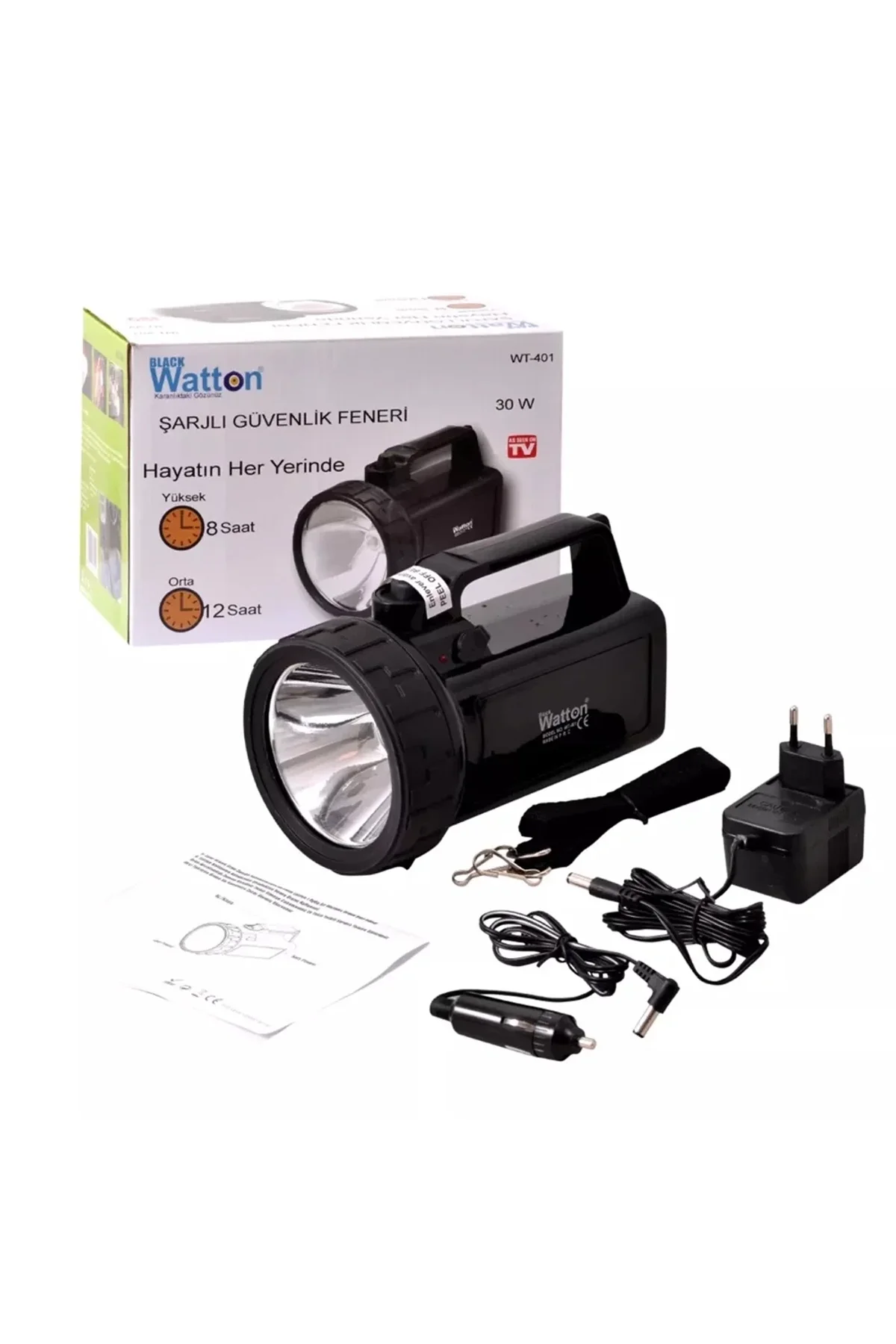 Güvenlik Feneri 30 W Kuvvetinde Wt-401 - Just Cheap Store Görsel 2
