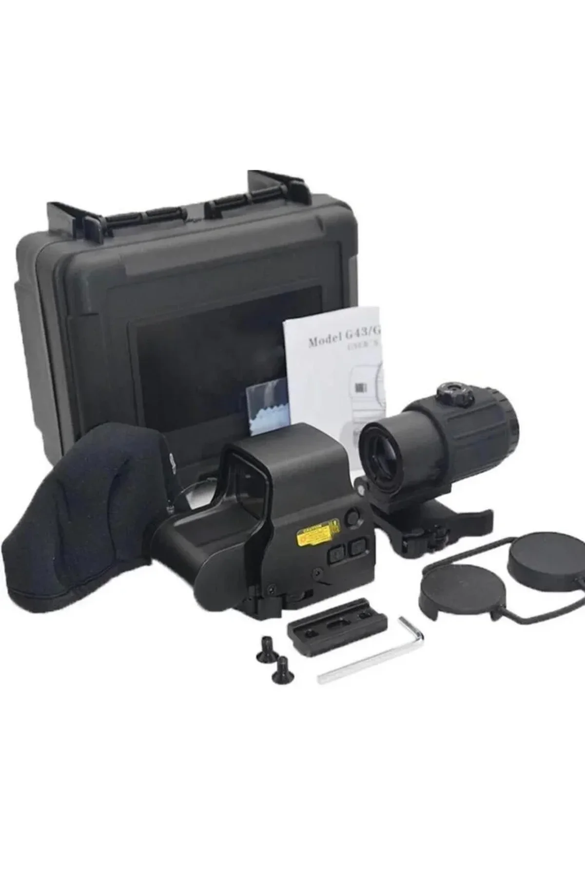 558-g43 Xps2 Hedef İşaretleyici Red Dot - Holografik Nişangâh, 5x Büyütmeli Set-siyah - Just Cheap Store Görsel 4