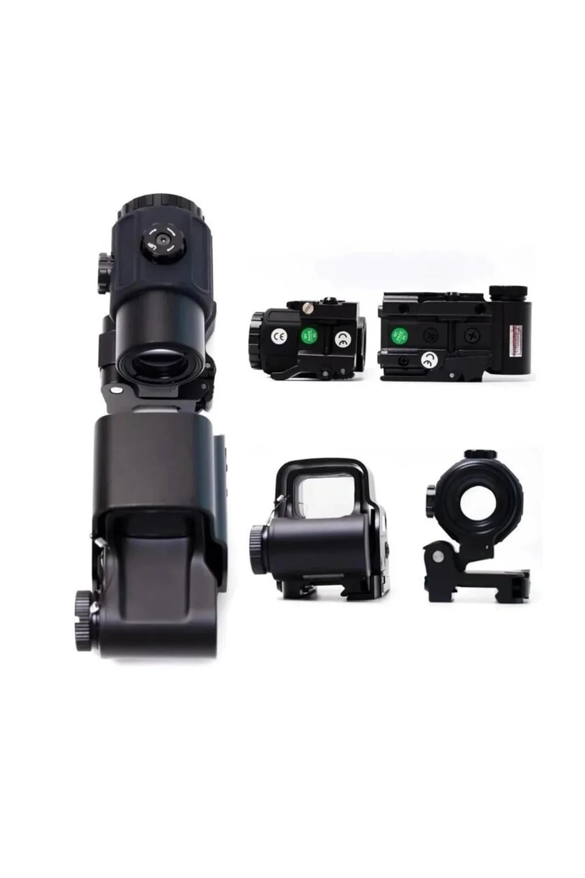 558-g43 Xps2 Hedef İşaretleyici Red Dot - Holografik Nişangâh, 5x Büyütmeli Set-siyah - Just Cheap Store Görsel 5