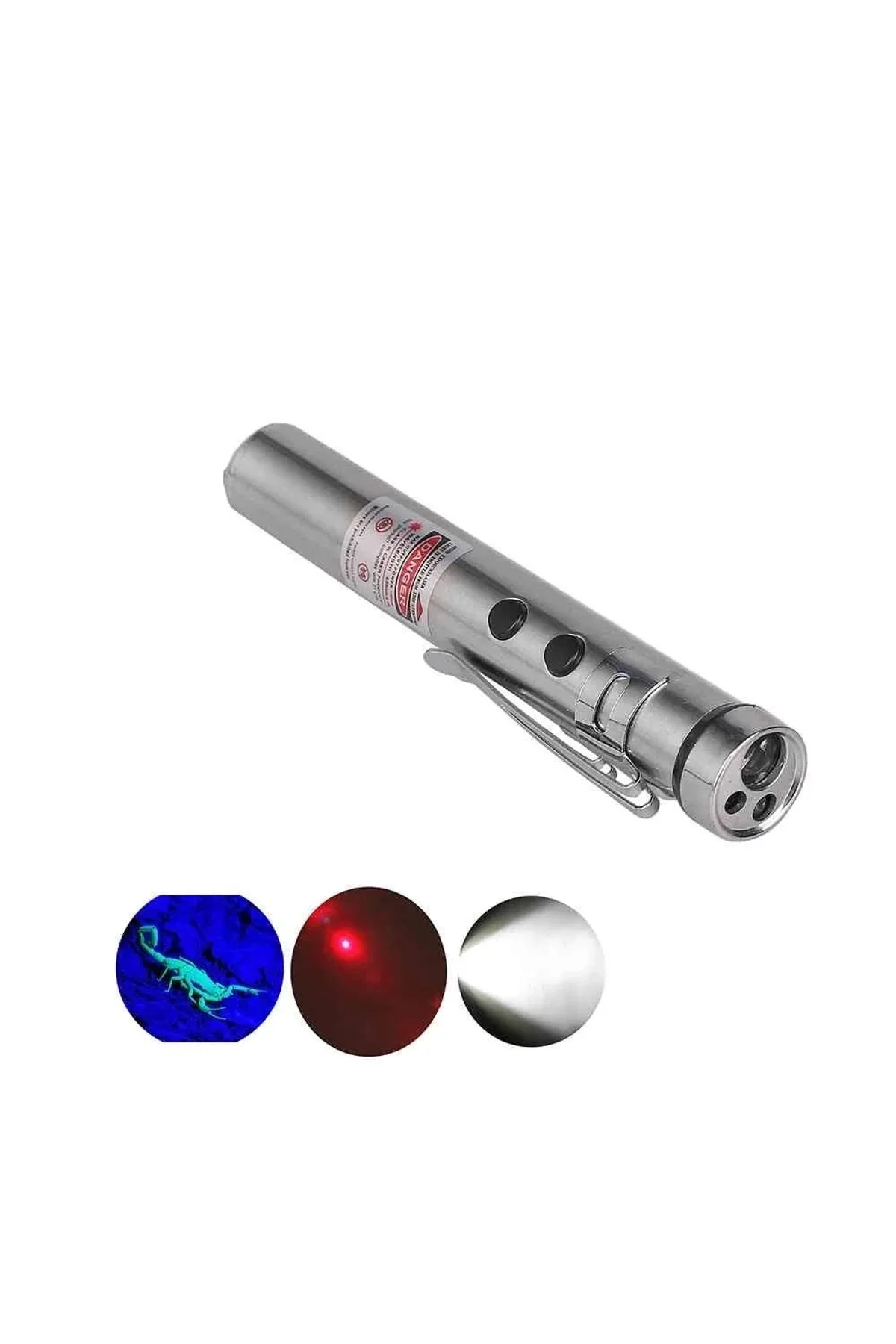 Cep Feneri + Ultraviyole + Lazer Wt-170 - Just Cheap Store Görsel 2