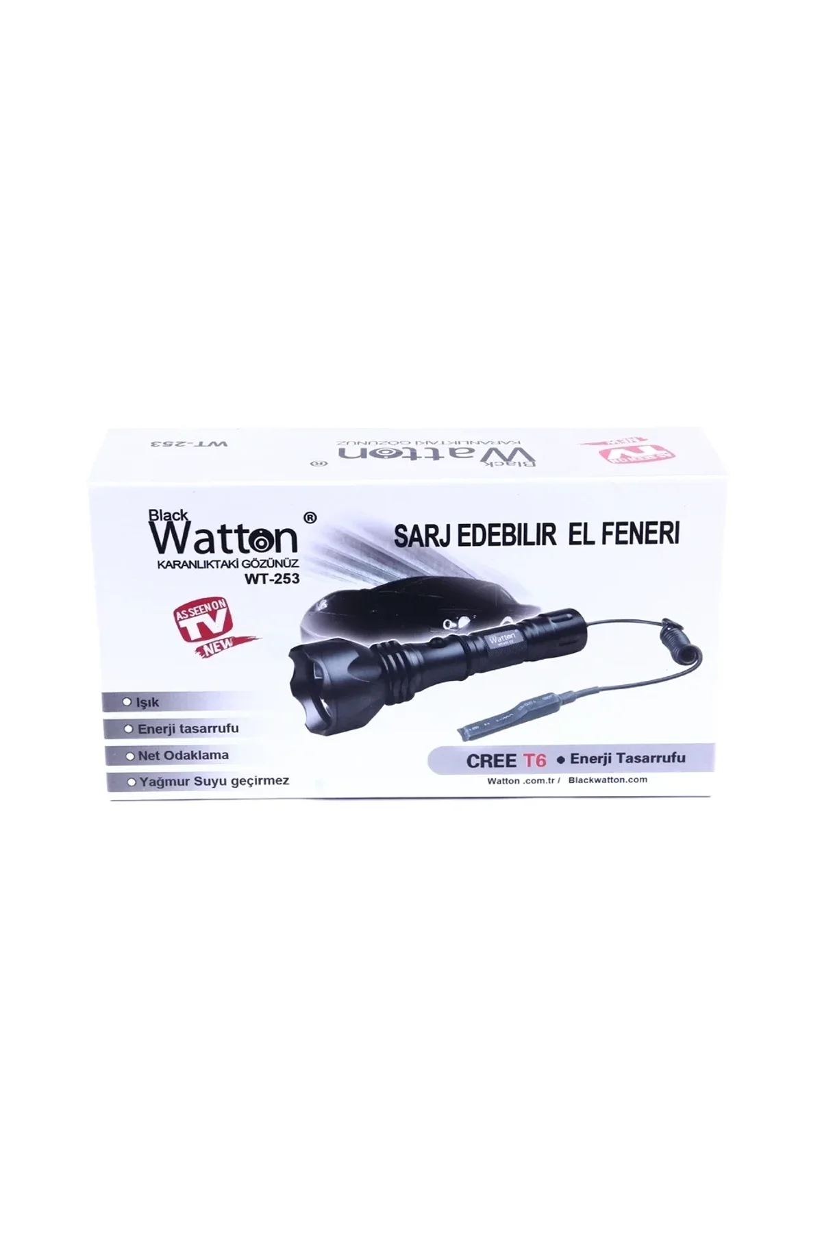 Orjinal 600 Lümen Tx6 Şarjlı Özel Avcı Feneri Wt-253 - Just Cheap Store Görsel 5