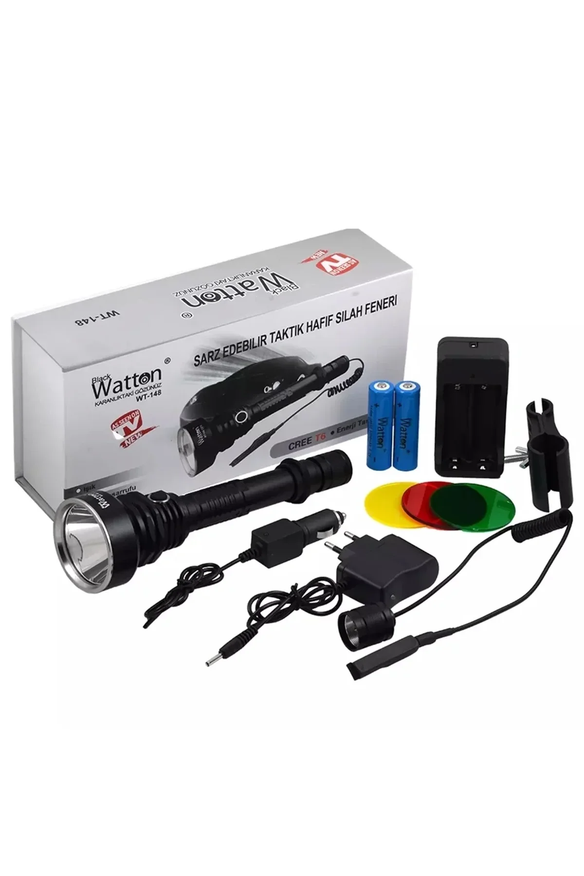 Orjinal 800 Lümen Tx6 Özel Avcı Feneri Wt-148 - Just Cheap Store Görsel 2