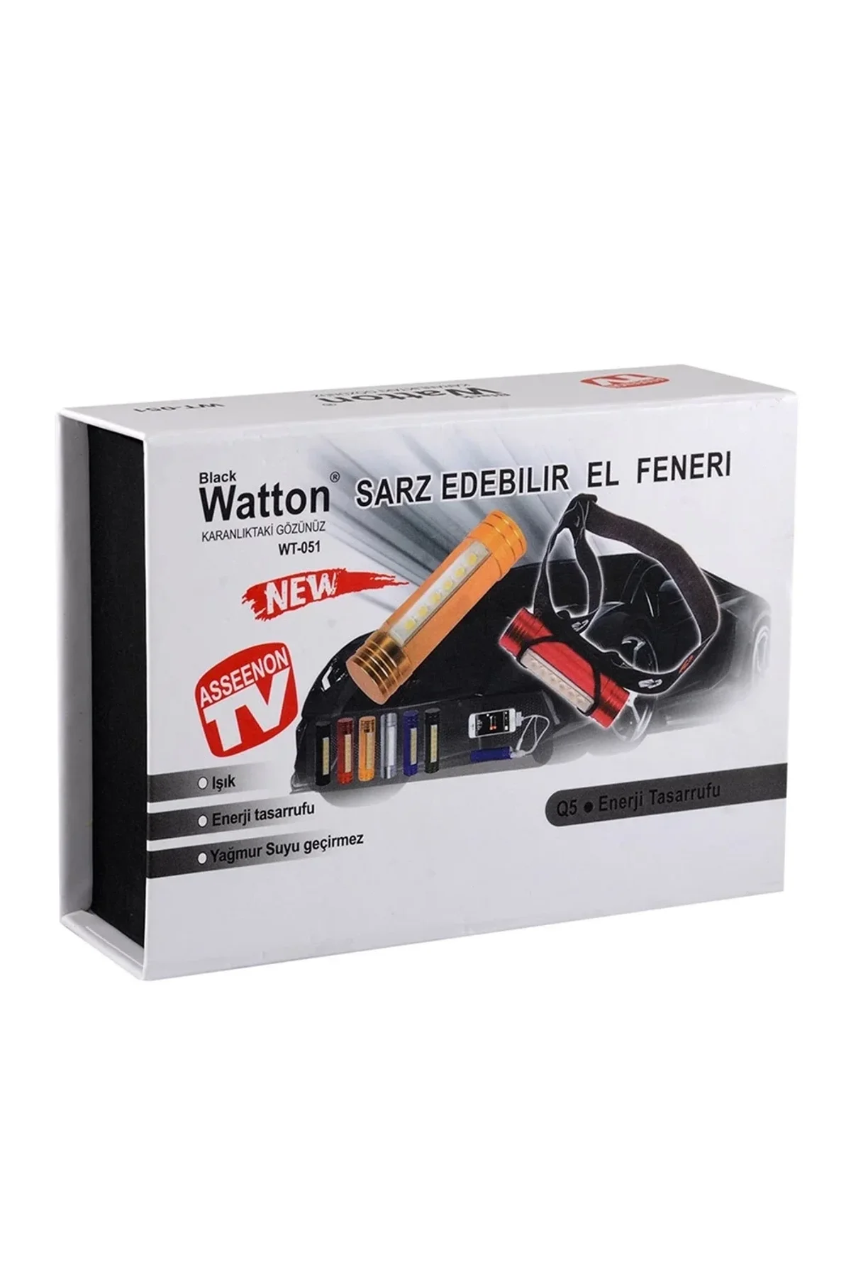 Powerbank Kafa Feneri Wt-051 - Just Cheap Store Görsel 4